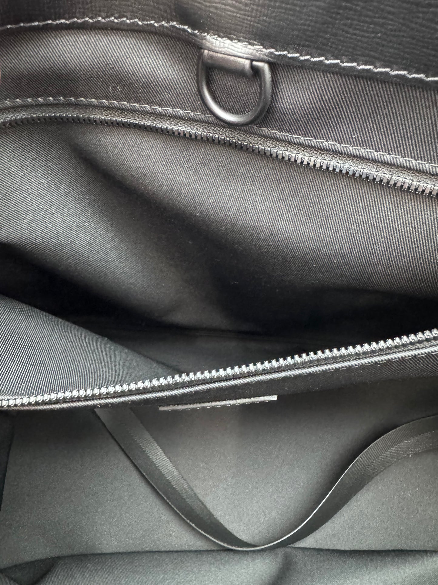 2025 LOUIS VUITTON SHOPPER TOTE GM BAG BLACK LEATHER