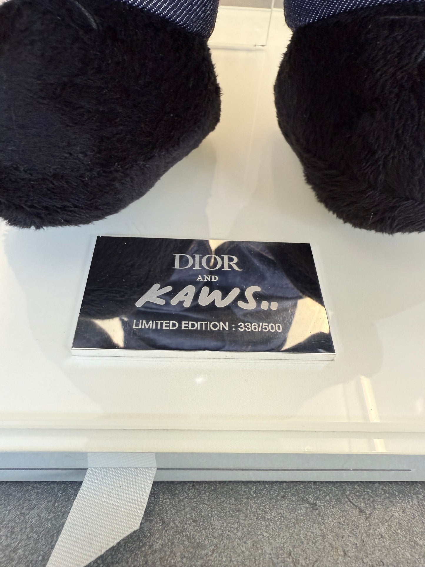 2019 KAWS BFF DIOR PLUSH SET OF 2 PINK #439 & BLACK #336