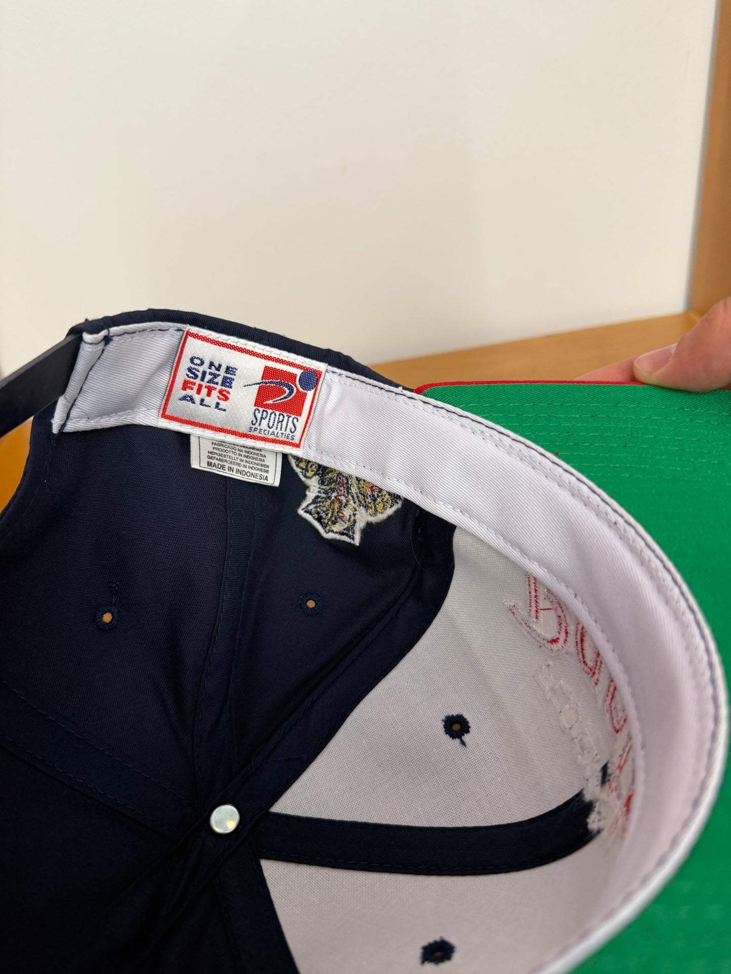 90S FLORIDA PANTHERS SCRIPT SPORTS SPECIALTIES NIKE NHL TAG SNAPBACK HAT