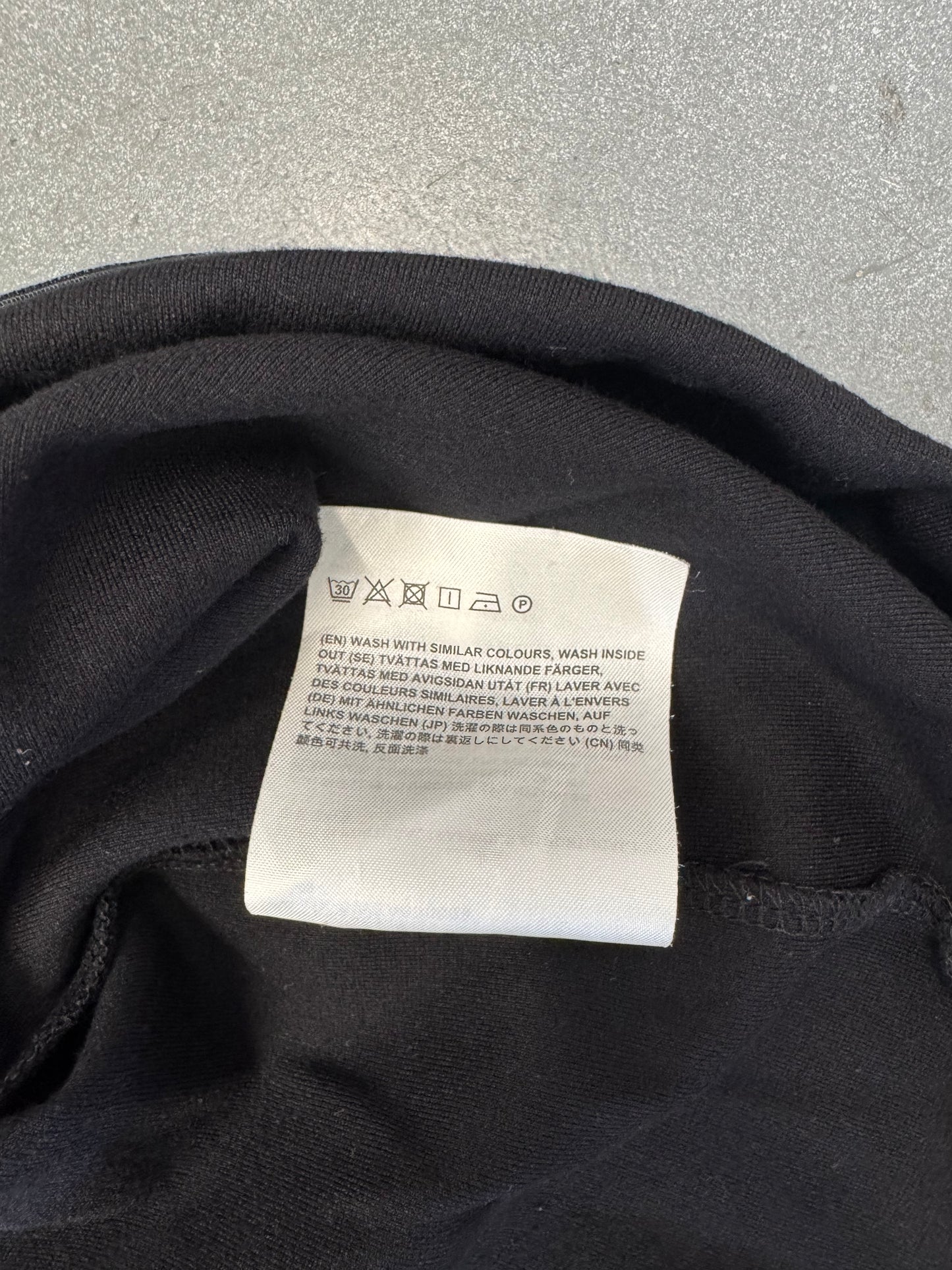 ACNE STUDIOS PATCH NYLON SLEEVE CREWNECK SWEATER