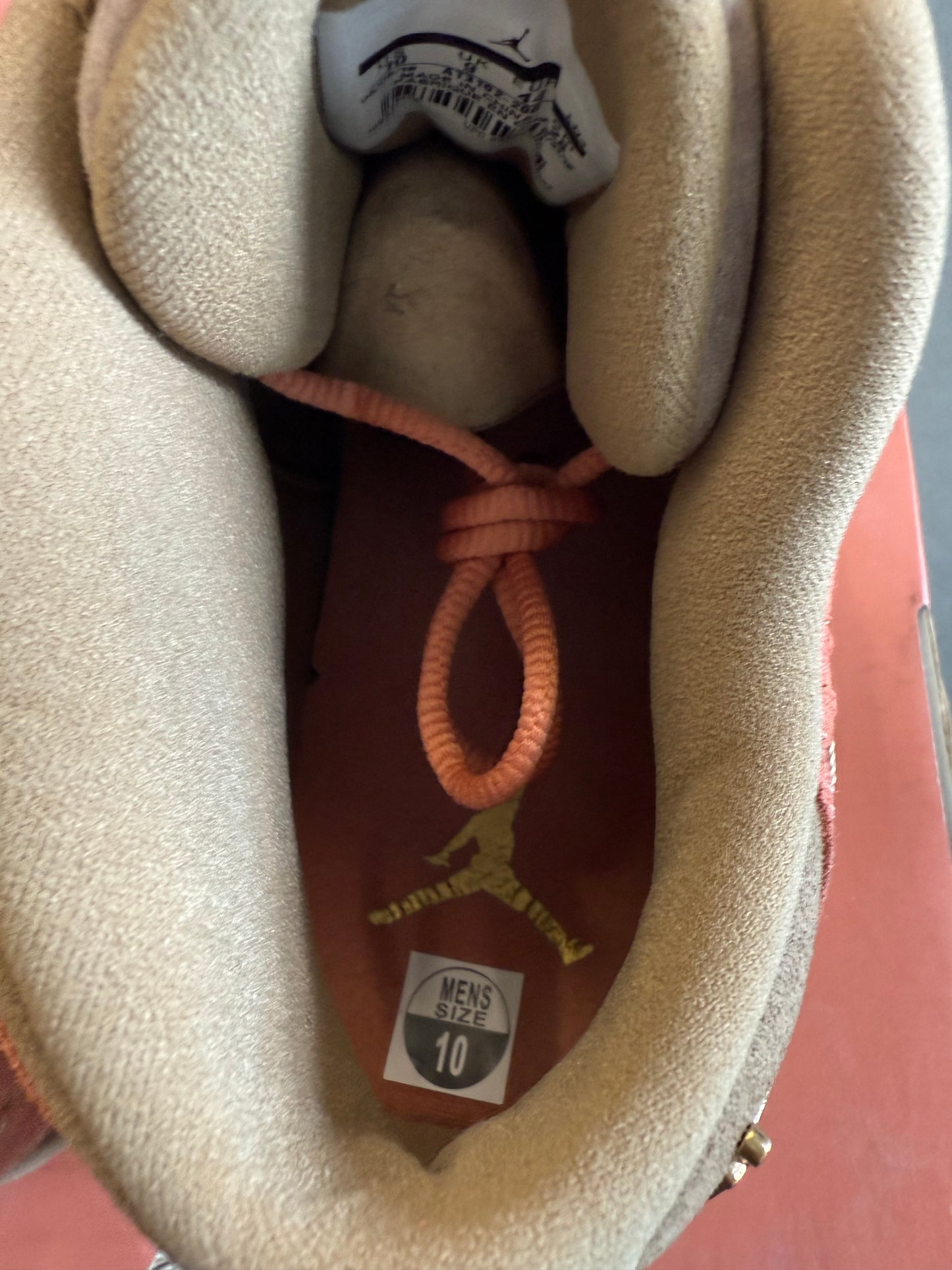 2018 SIZE 10 CLOT JORDAN 13 RETRO LOW SEPIA STONE (NEW WITH BOX)