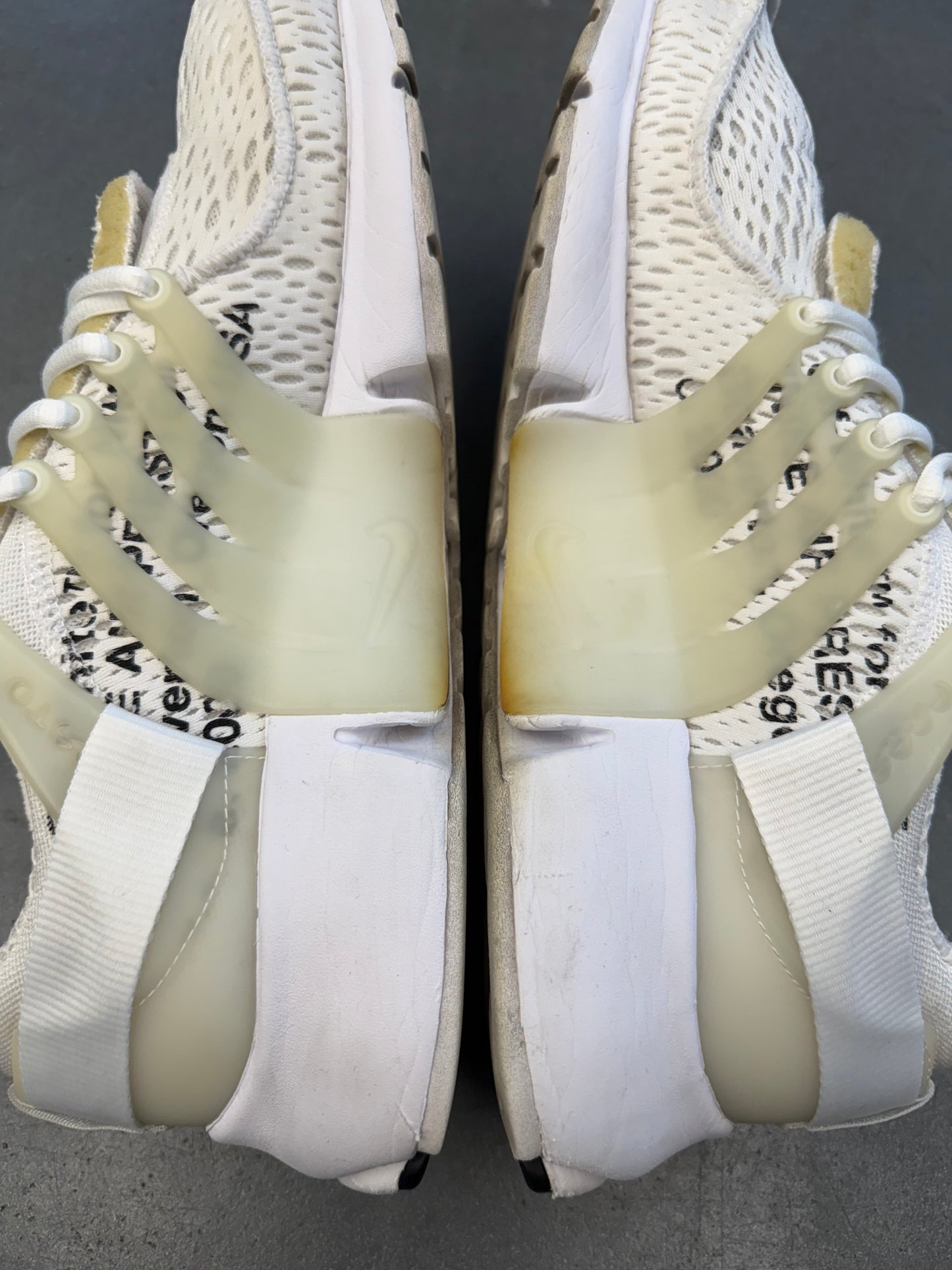SIZE 13 2018 NIKE AIR PRESTO OFF-WHITE 'WHITE' (NO BOX, NO EXTRAS)