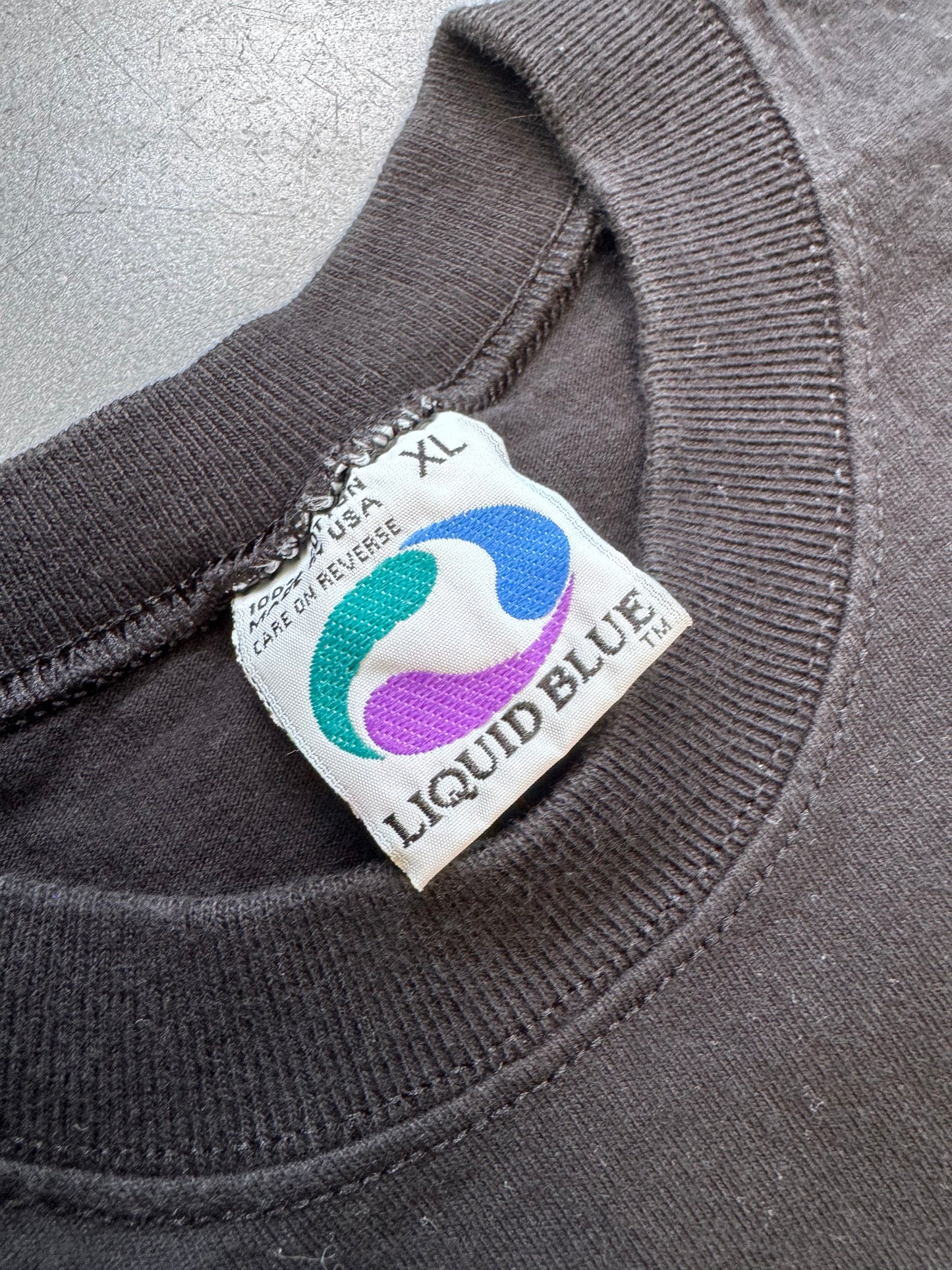 90'S DISNEY VILLIANS HADES HERCULES "YOU'RE TOAST!" TEE (LIQUID BLUE TAG)