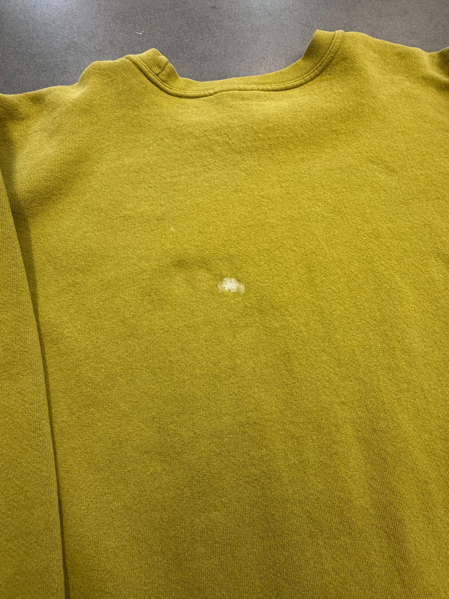 90'S NIKE AVOCADO TWO-TONE GREEN CHEST EMBROIDERED SWOOSH CREWNECK SWEATER (WHITE NIKE TAG)