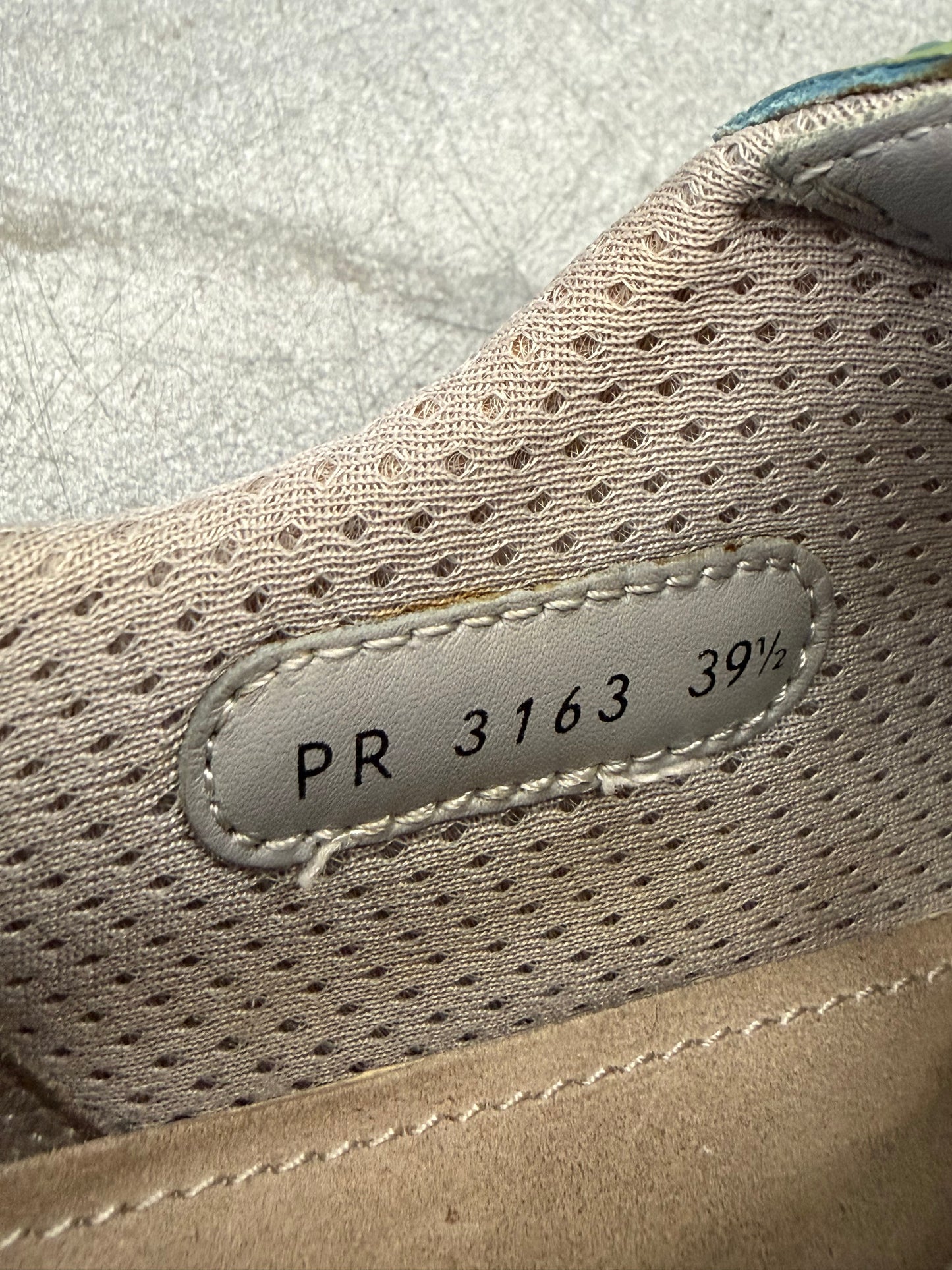 PRADA AMERICA'S CUP SNEAKER - GREEN (W/O BOX)