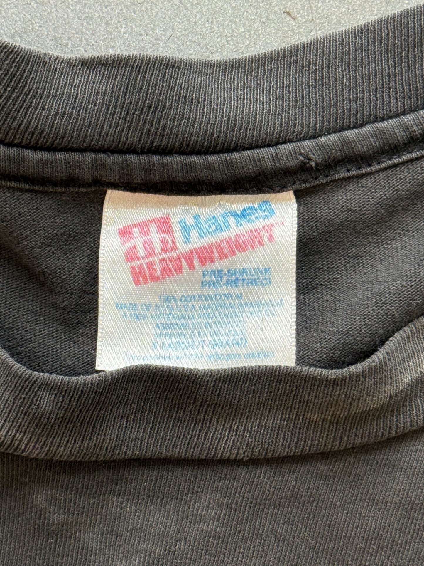 90'S SONIC YOUTH DISTRESSED TEE (HANES HEAVYWEISGT TAG)