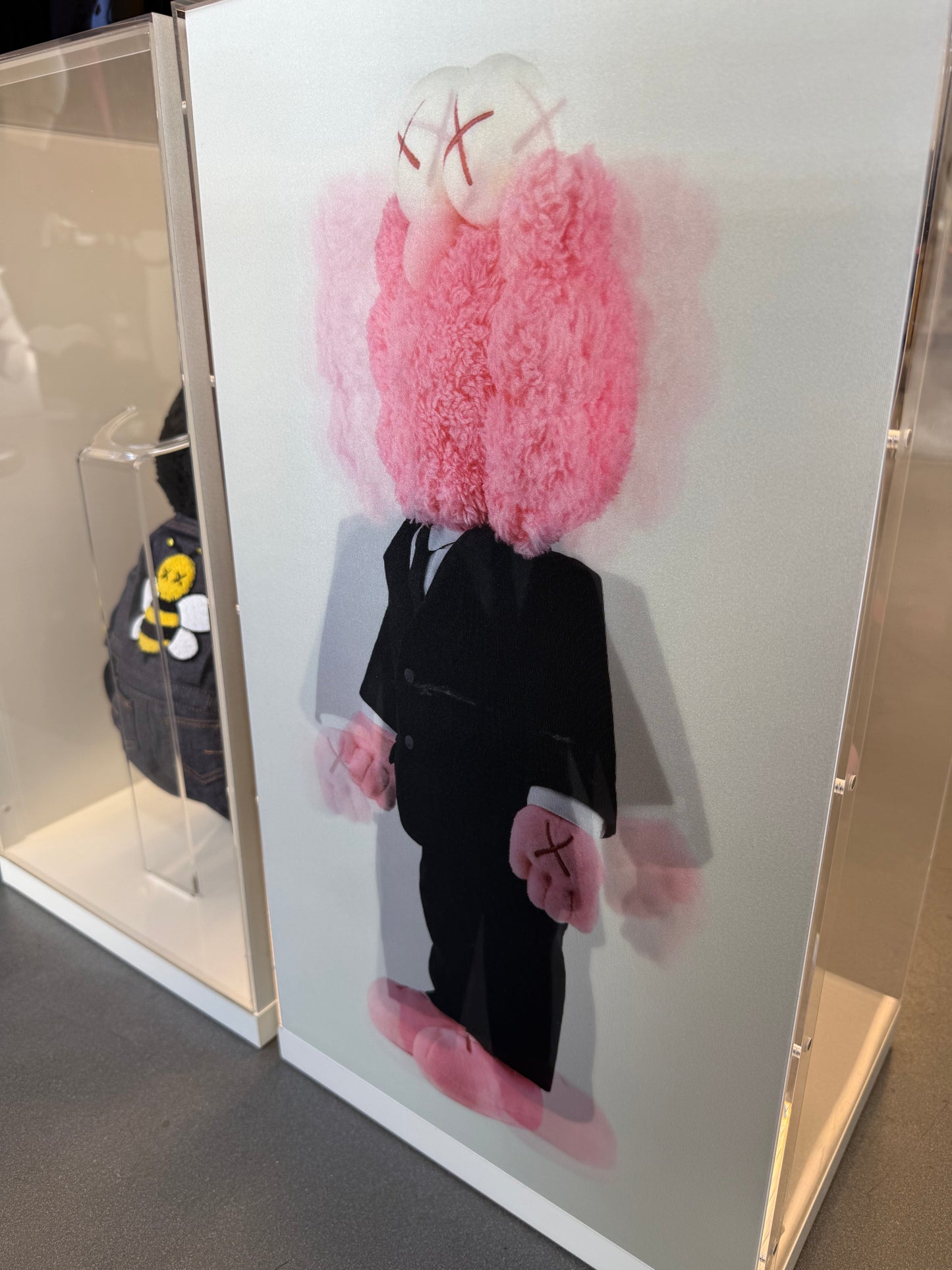 2019 KAWS BFF DIOR PLUSH SET OF 2 PINK #439 & BLACK #336