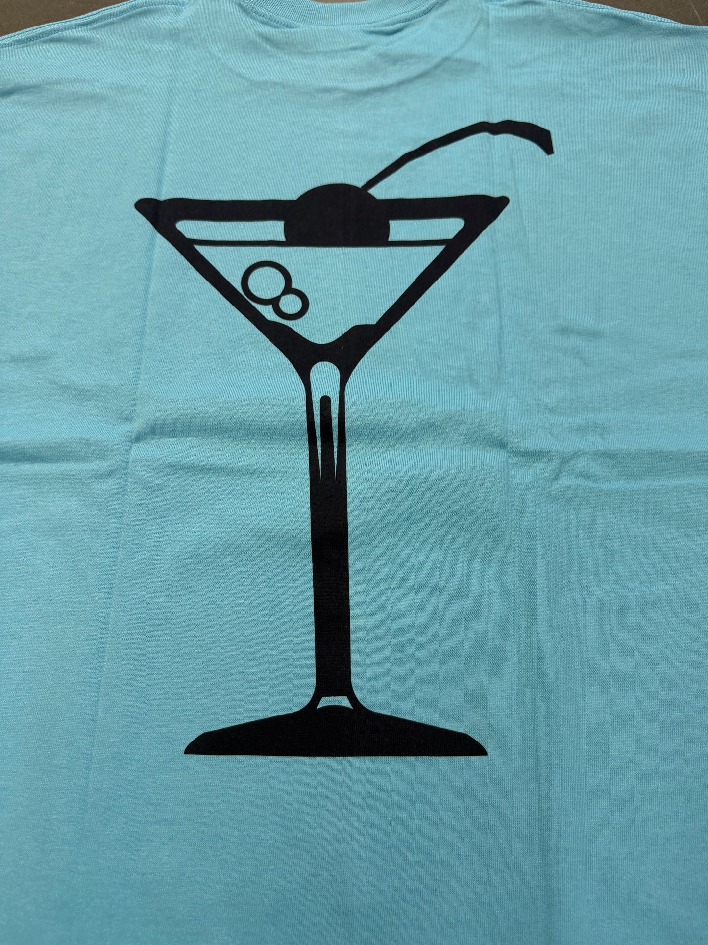 SEASON 10 BILLIONAIRE BOYS CLUB BBC PALM TREE TEE - BLUE (L) (NEW WITH TAG & BAG)