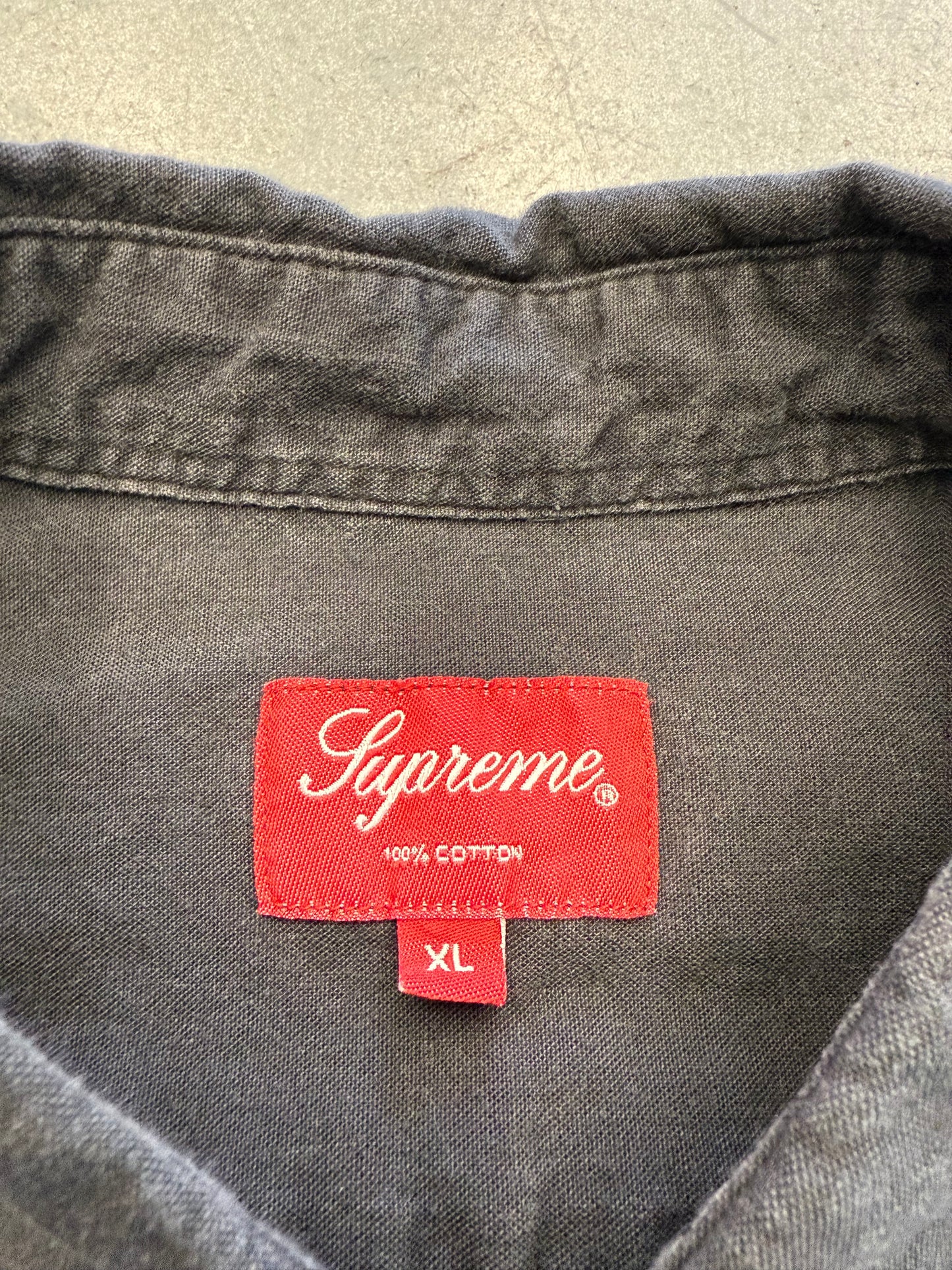 SS18 SUPREME GONZ OXFORD SHIRT - BLACK