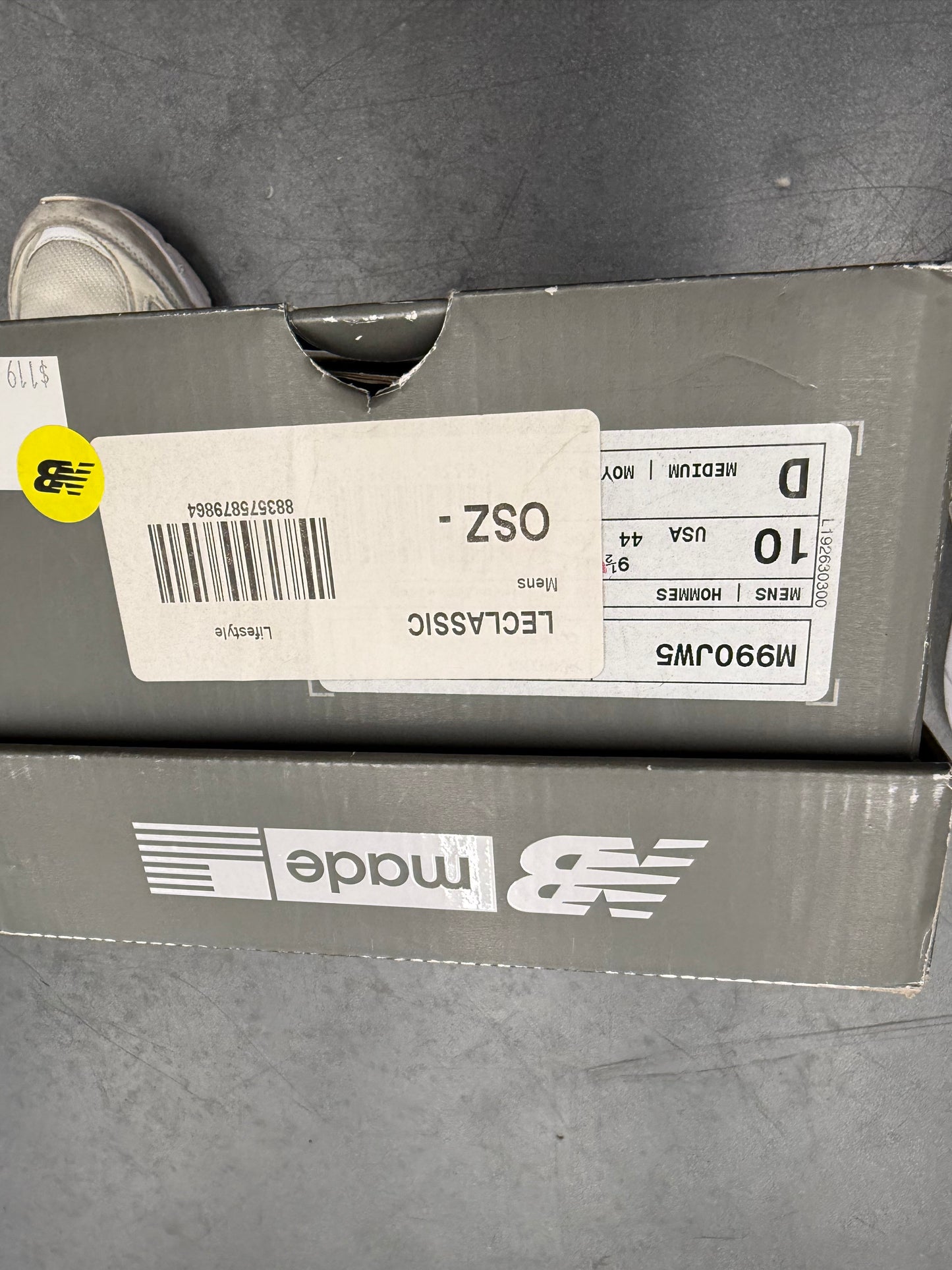 2019 NEW BALANCE 990V5 JUNYA WATANABE (PRE-OWNED WITH BOX)