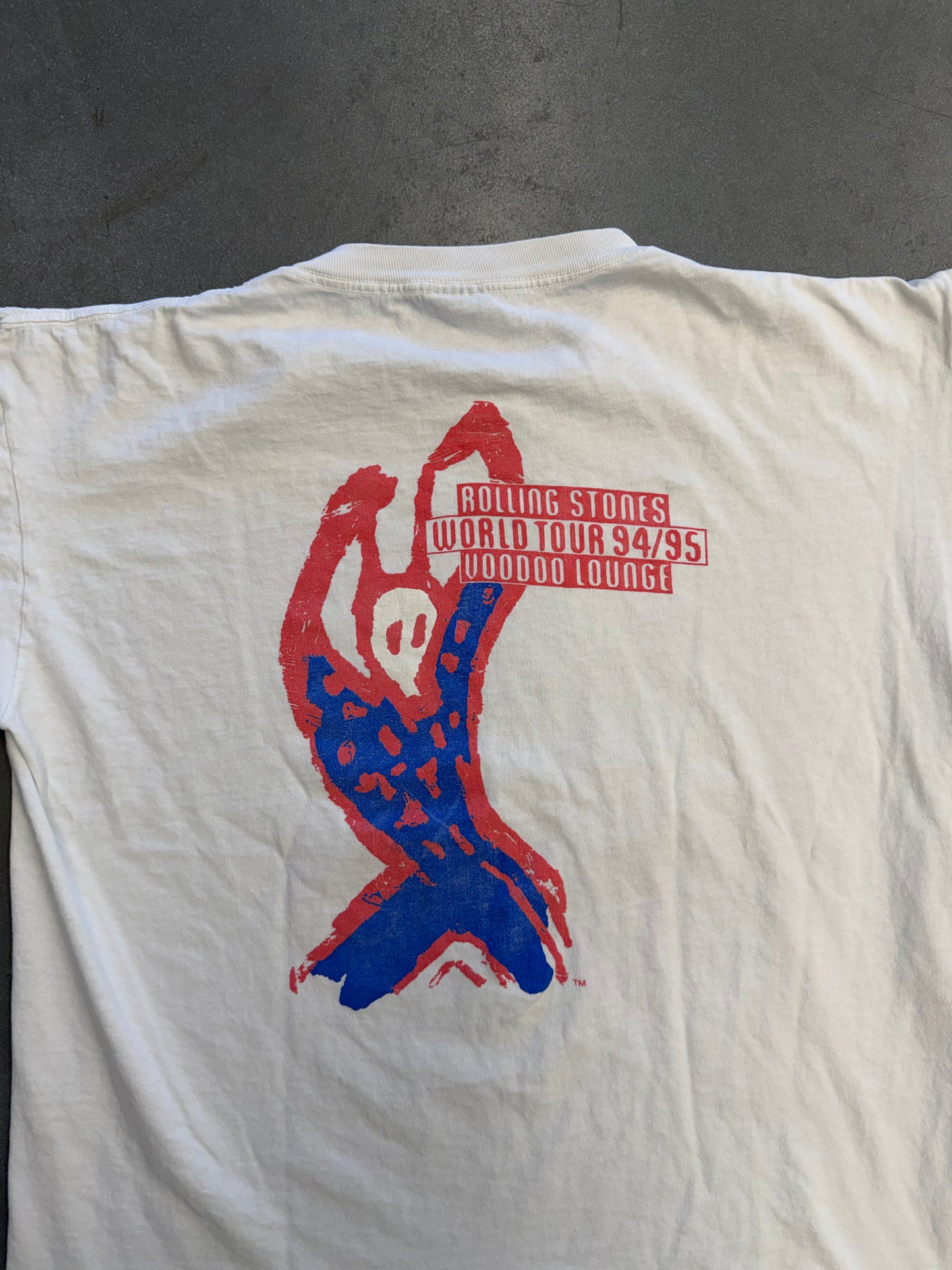 1994 ROLLING STONES 94/95 VOODOO LOUNGE TOUR TEE (BROCKUM TAG)