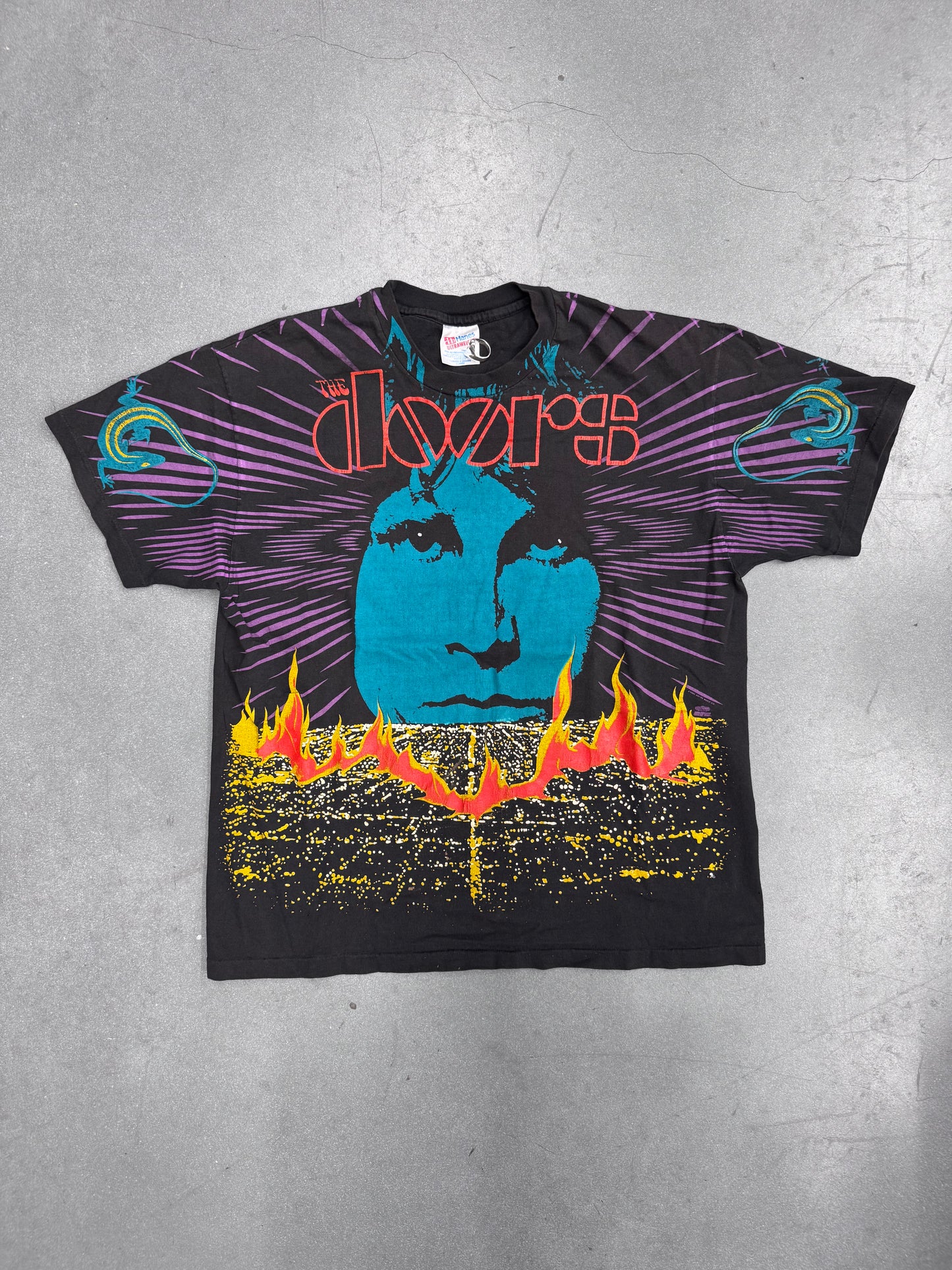 1993 THE DOORS JIM MORRISON AOP TEE (HANES ULTRAWEIGHT TAG)