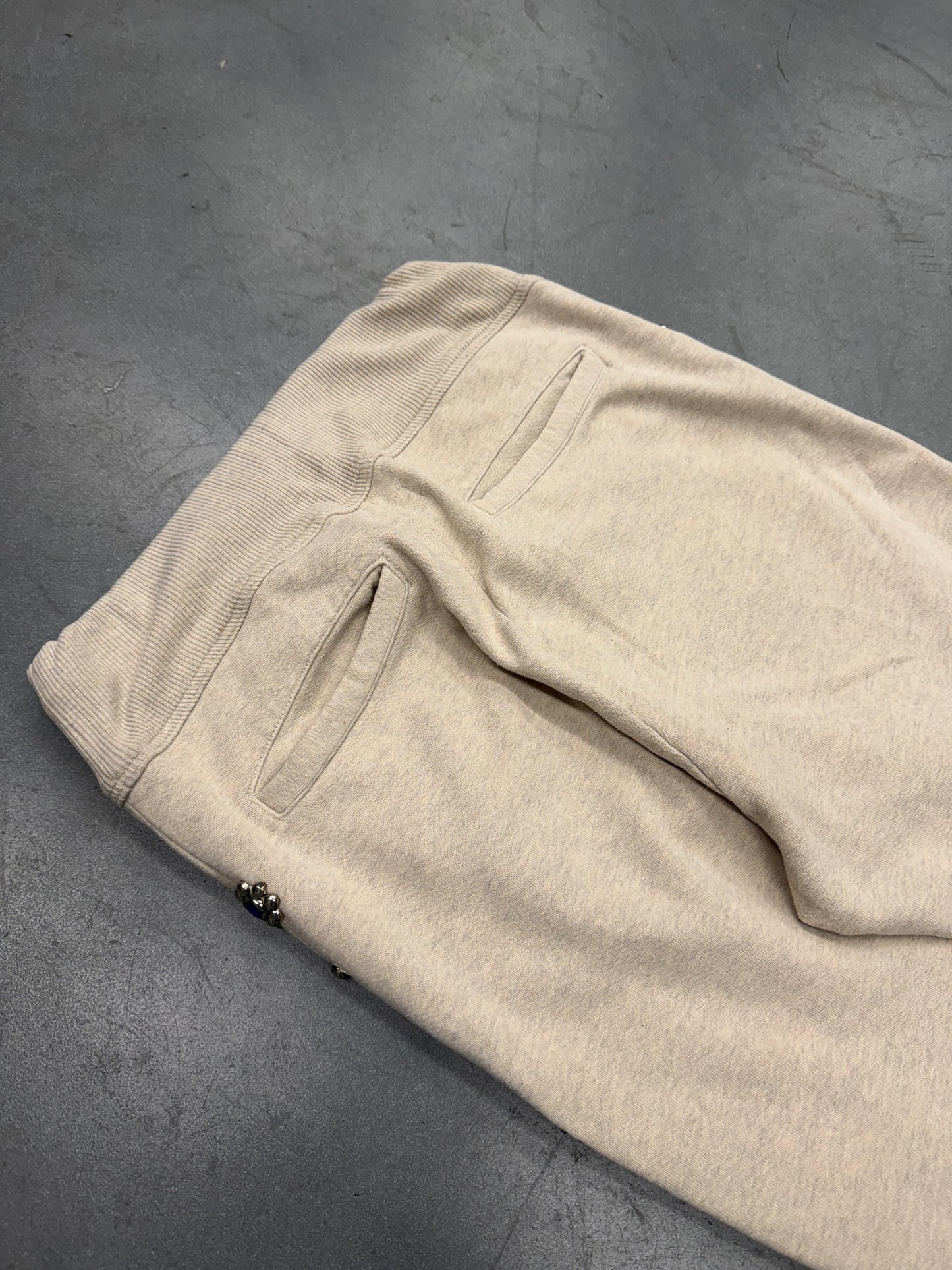 KAPITAL 12/GRANDRELLE STUDDED SWEATPANTS - HEATHER GRAY