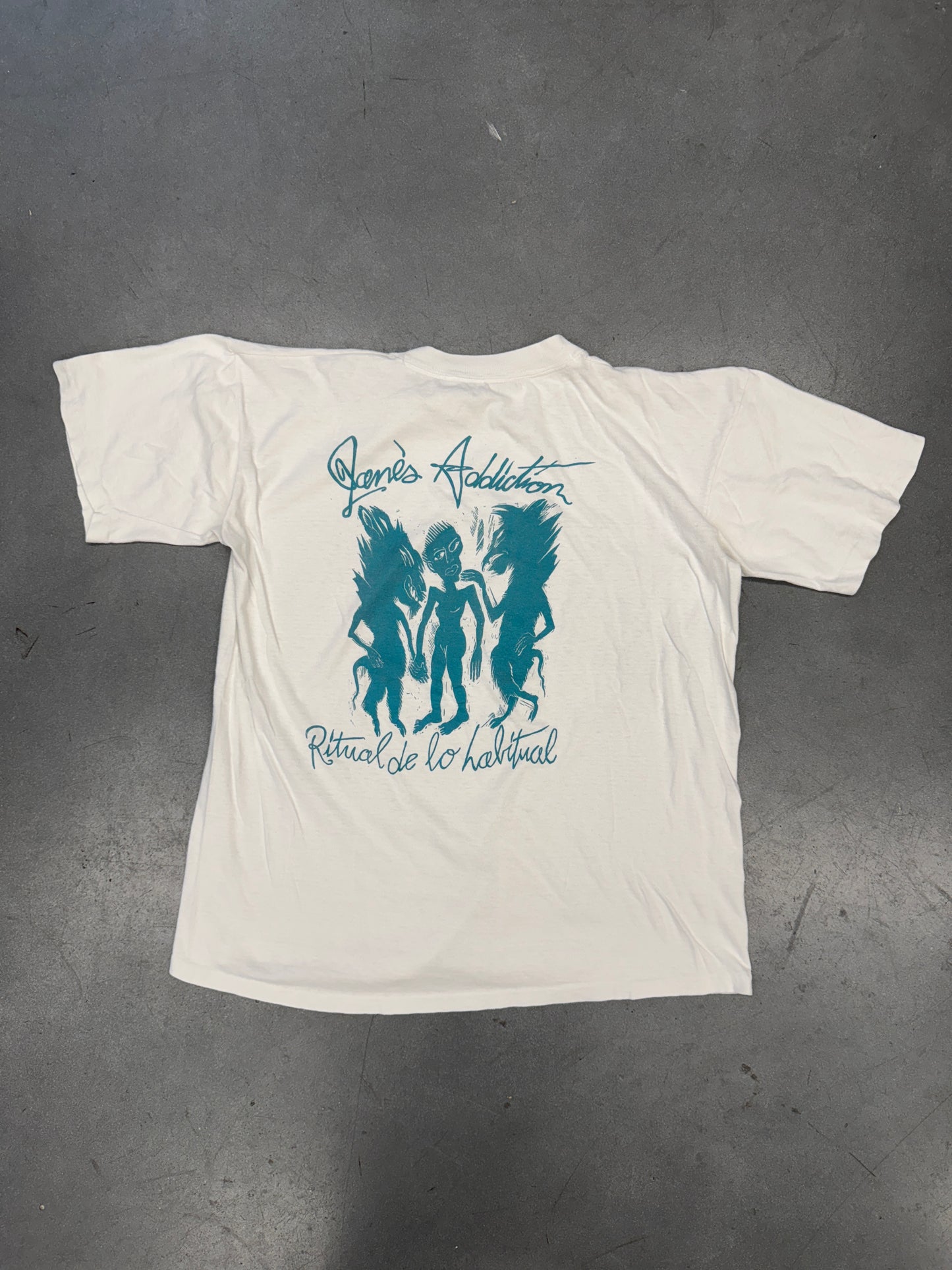 1990 JANE'S ADDICTION RITUAL DE LO HABITUAL 'NOTHING'S SHOCKING' TEE (FADED TAG)