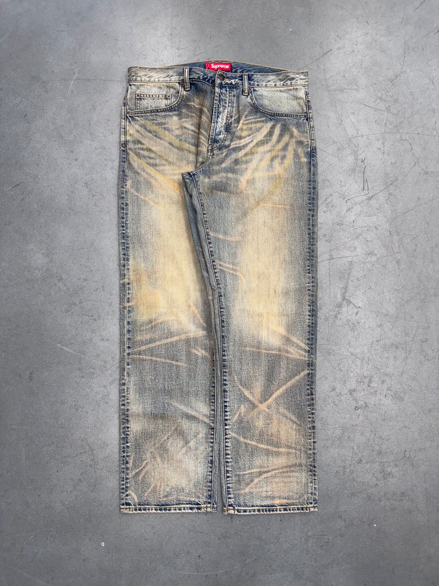 FW25 SUPREME REGULAR JEAN - DIRTY INDIGO