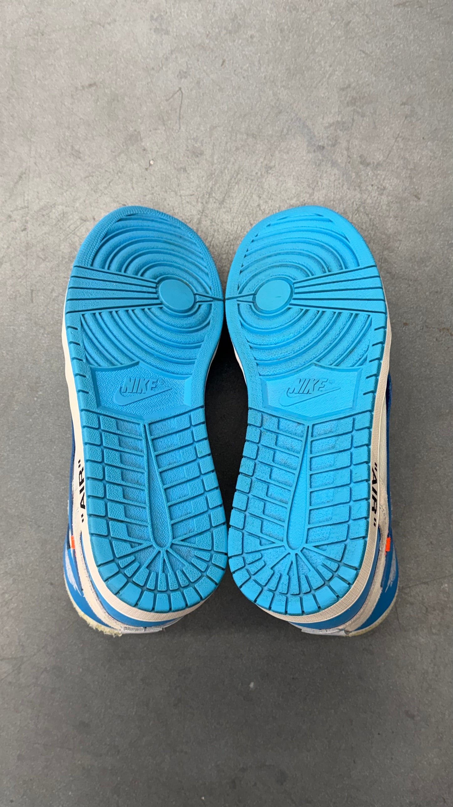 2018 OFF-WHITE X AIR JORDAN 1 RETRO HIGH OG "UNC"