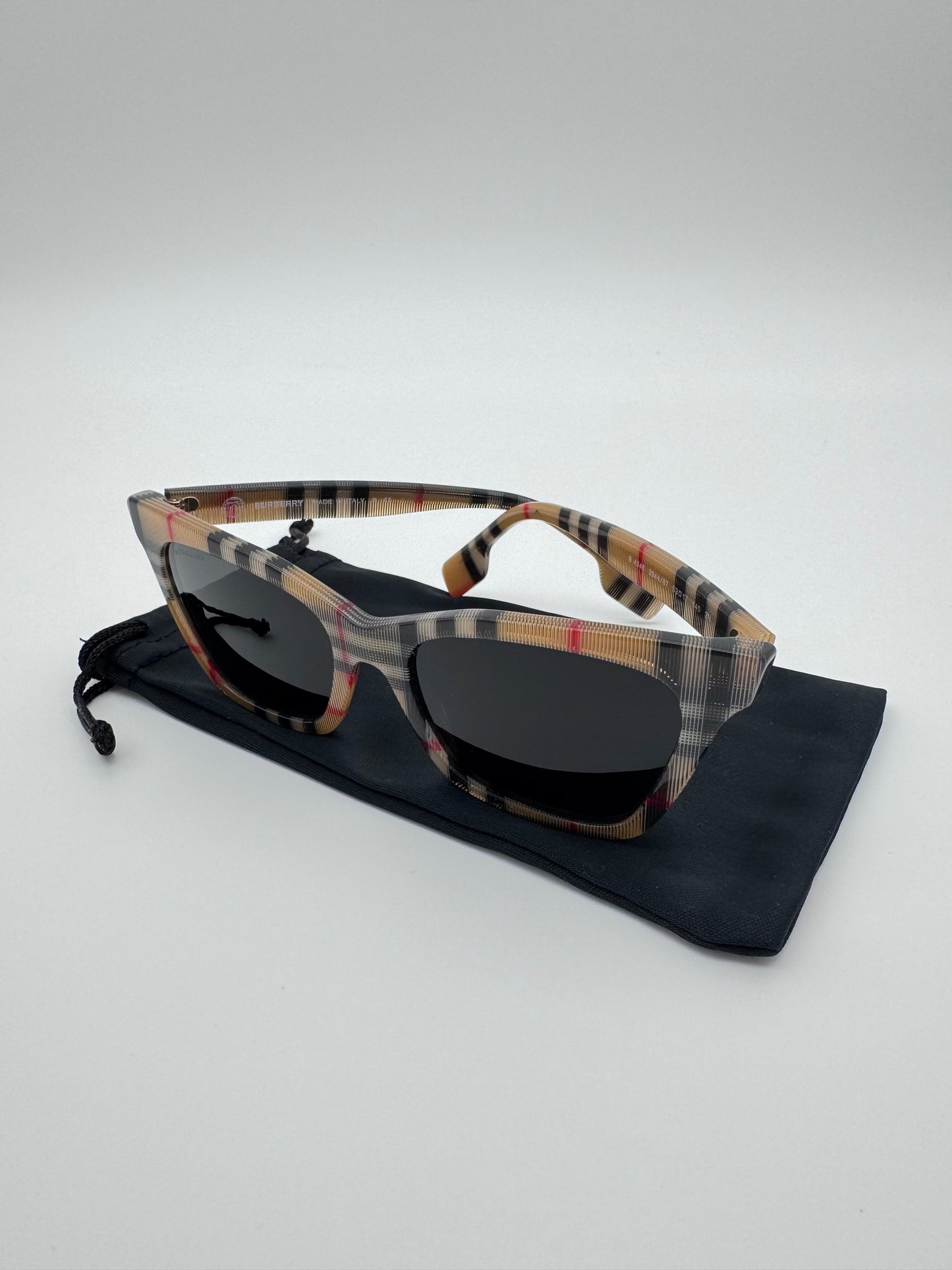 BURBERRY ELSA BE 4346394487 SUNGLASSES - VINTAGE CHECK (NO CASE)