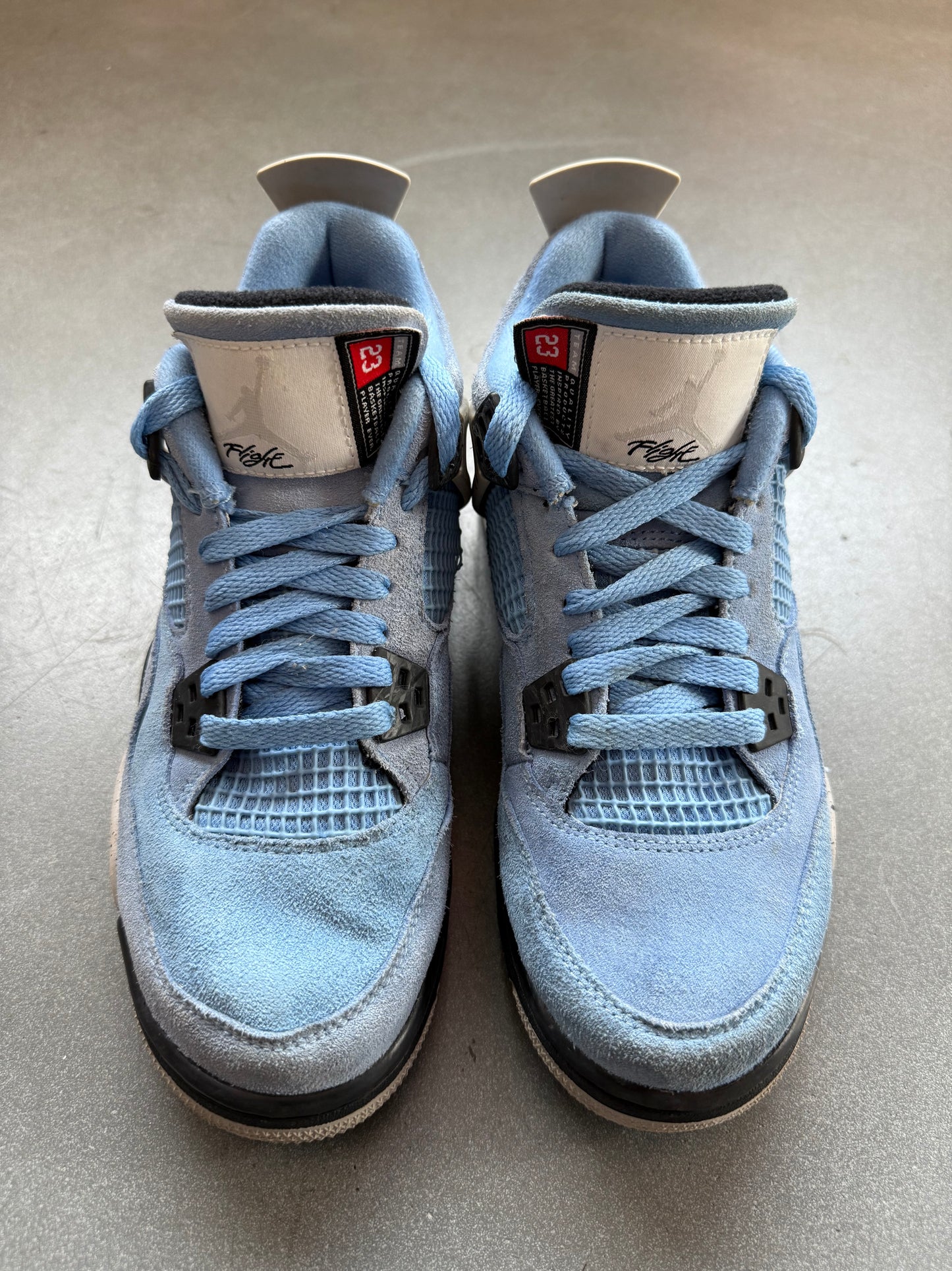 2021 SIZE 6Y JORDAN 4 RETRO UNIVERSITY BLUE (GS) (PRE-OWNED NO BOX)