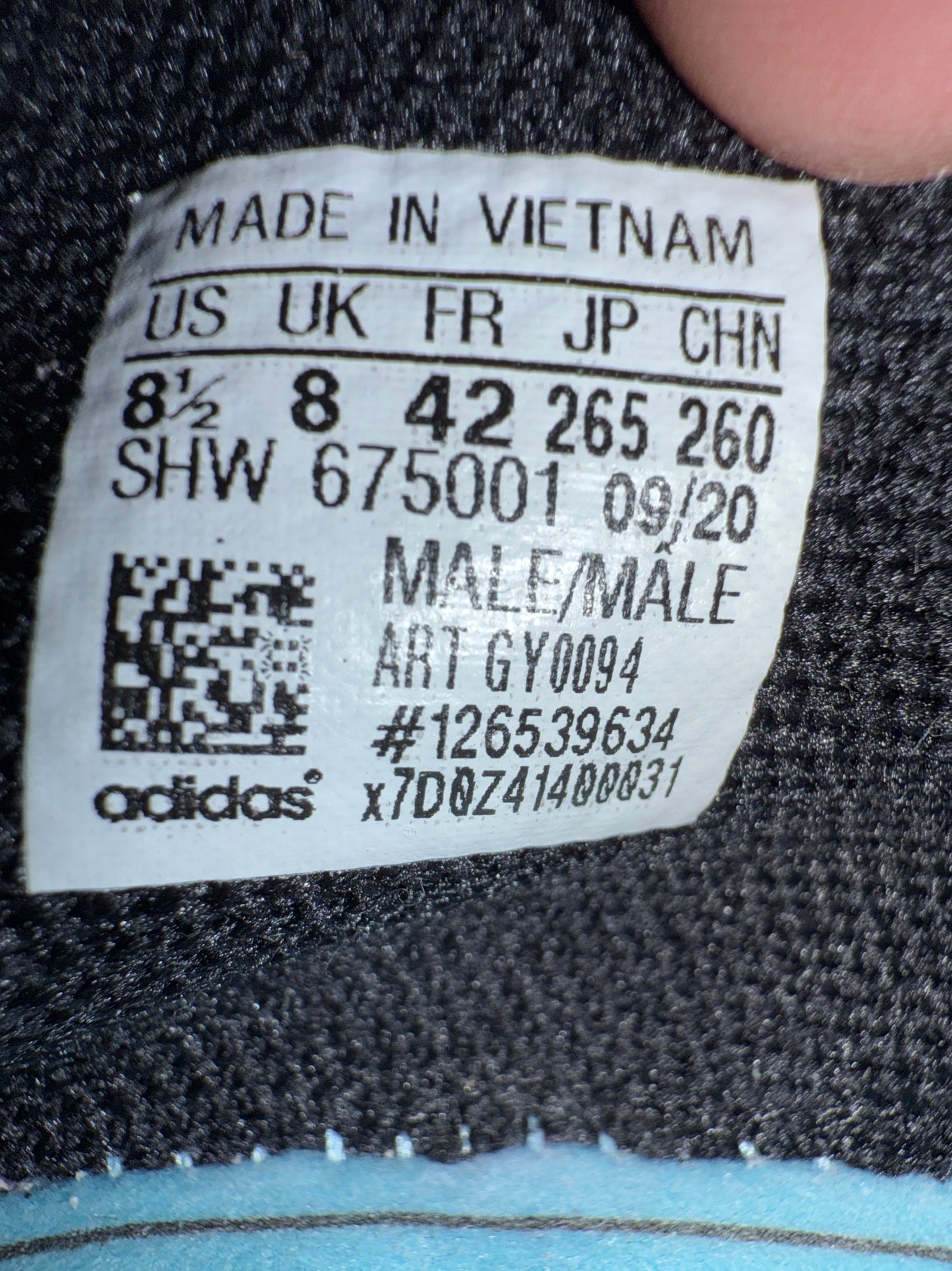 2021 SIZE 8.5 ADIDAS NMD HU PHARRELL WILLIAMS CLEAR AQUA (WITH BOX)