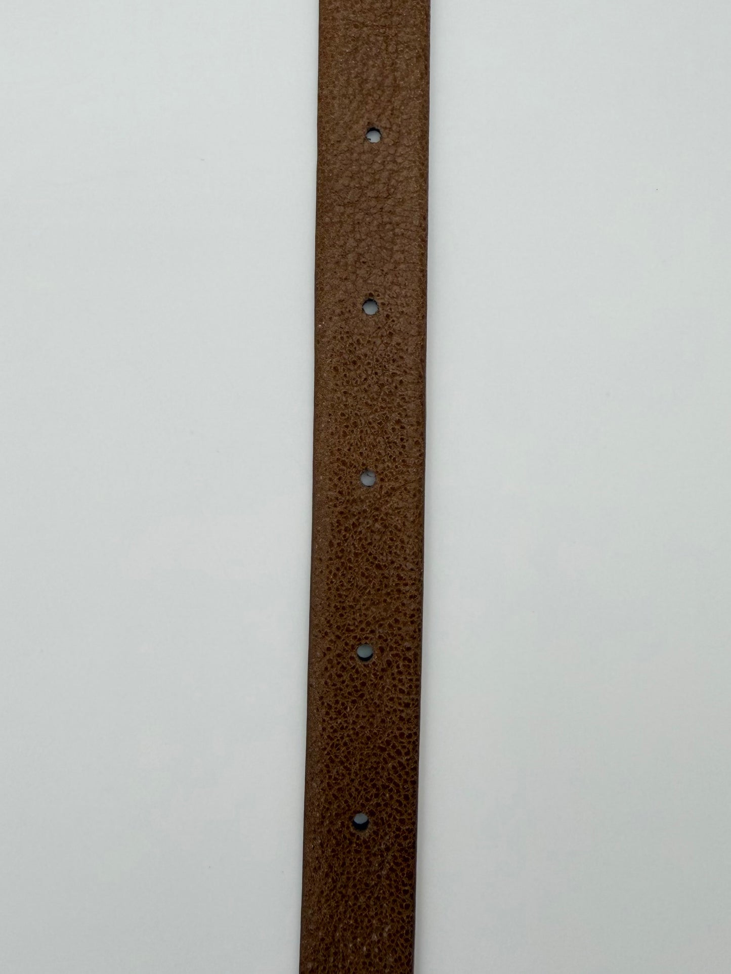 BRUNELLO CUCINELLI 1/2 IN LEATHER BELT