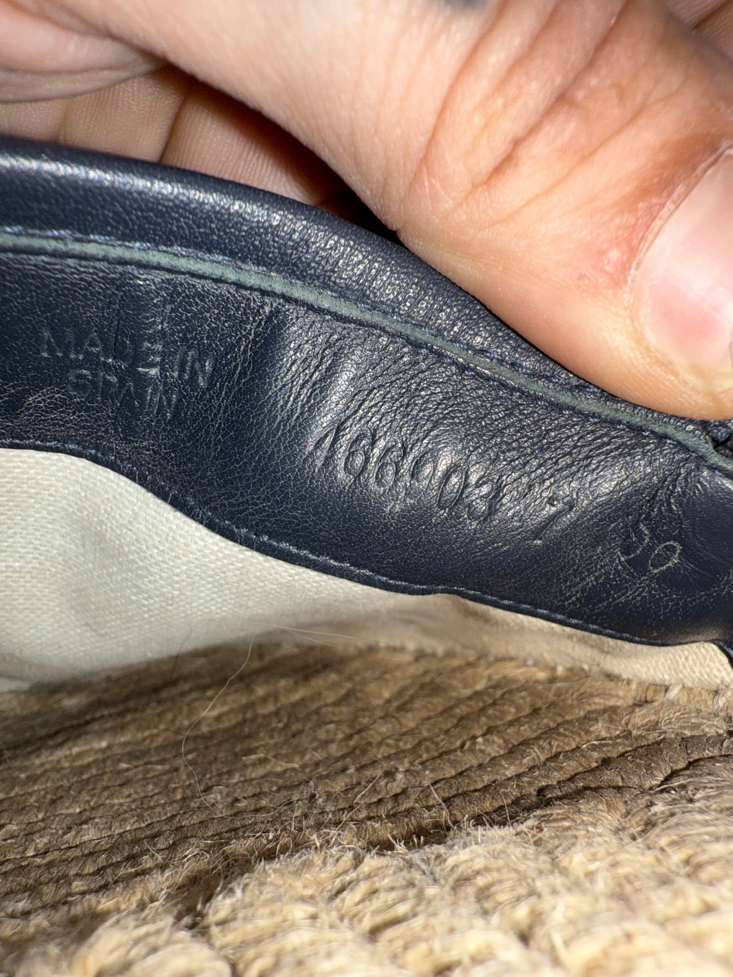 2023 SIZE 42 KITH BIRKENSTOCK LONDON BRAIDED - BLACK (PRE-OWNED WITH BOX)