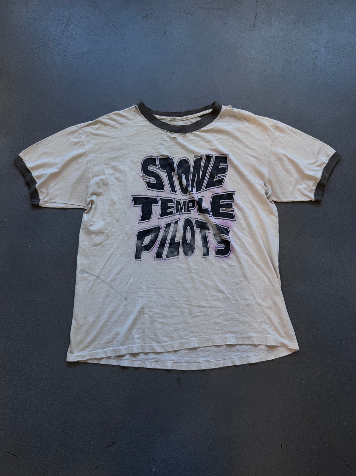 1995 STONE TEMPLE PILOTS NORTH AMERICA TOUR RINGER TEE (RIPPED TAG)