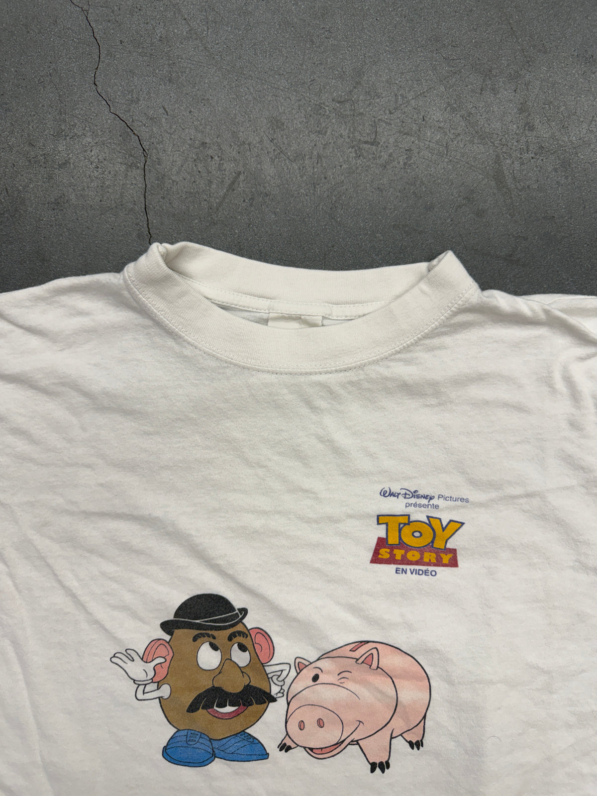 1997 TOY STORY EN VIDEO FRENCH VHS PROMO TEE (FADED TAG)