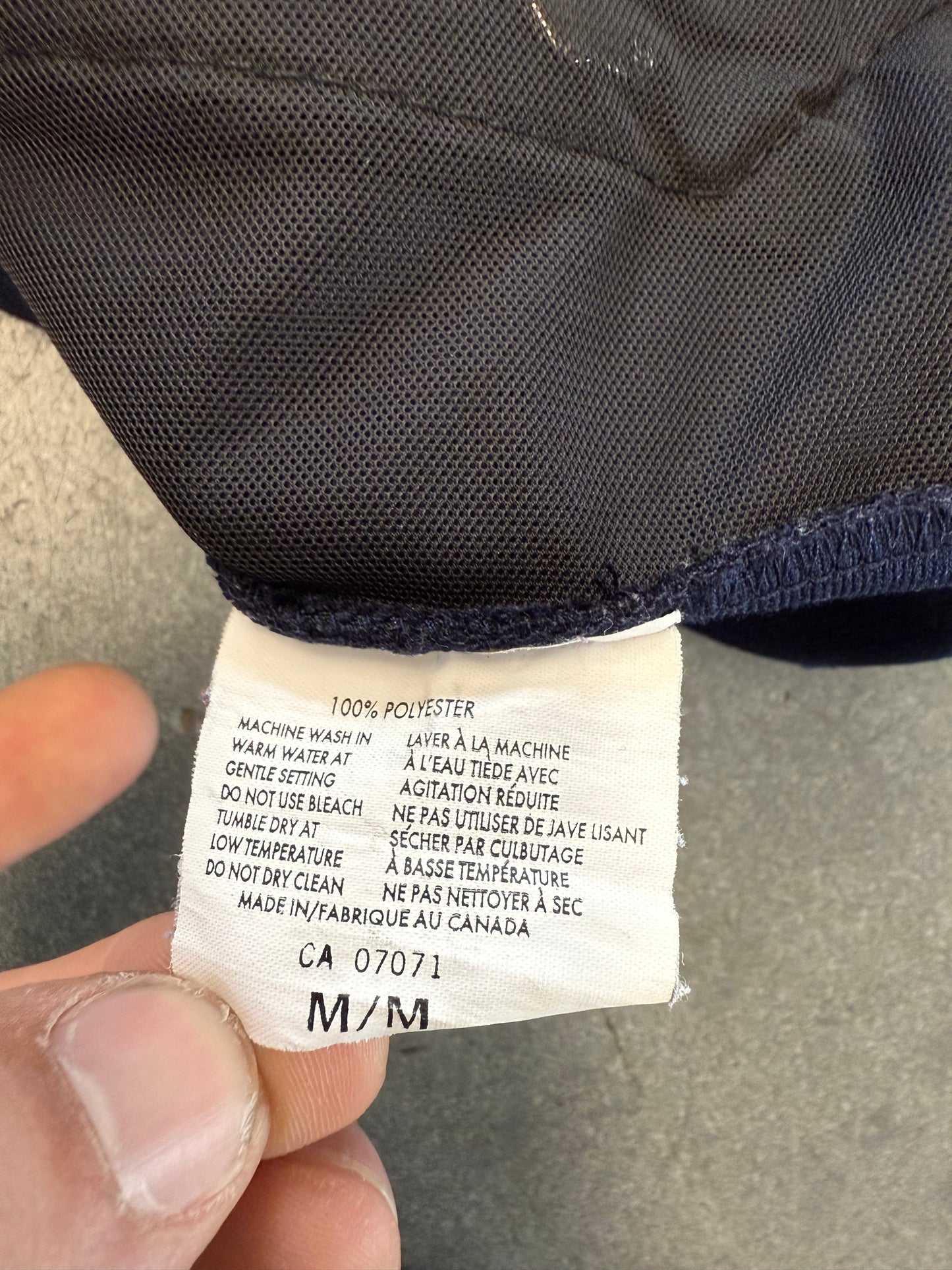 90S SUPREME ZIP UP JACKET NAVY