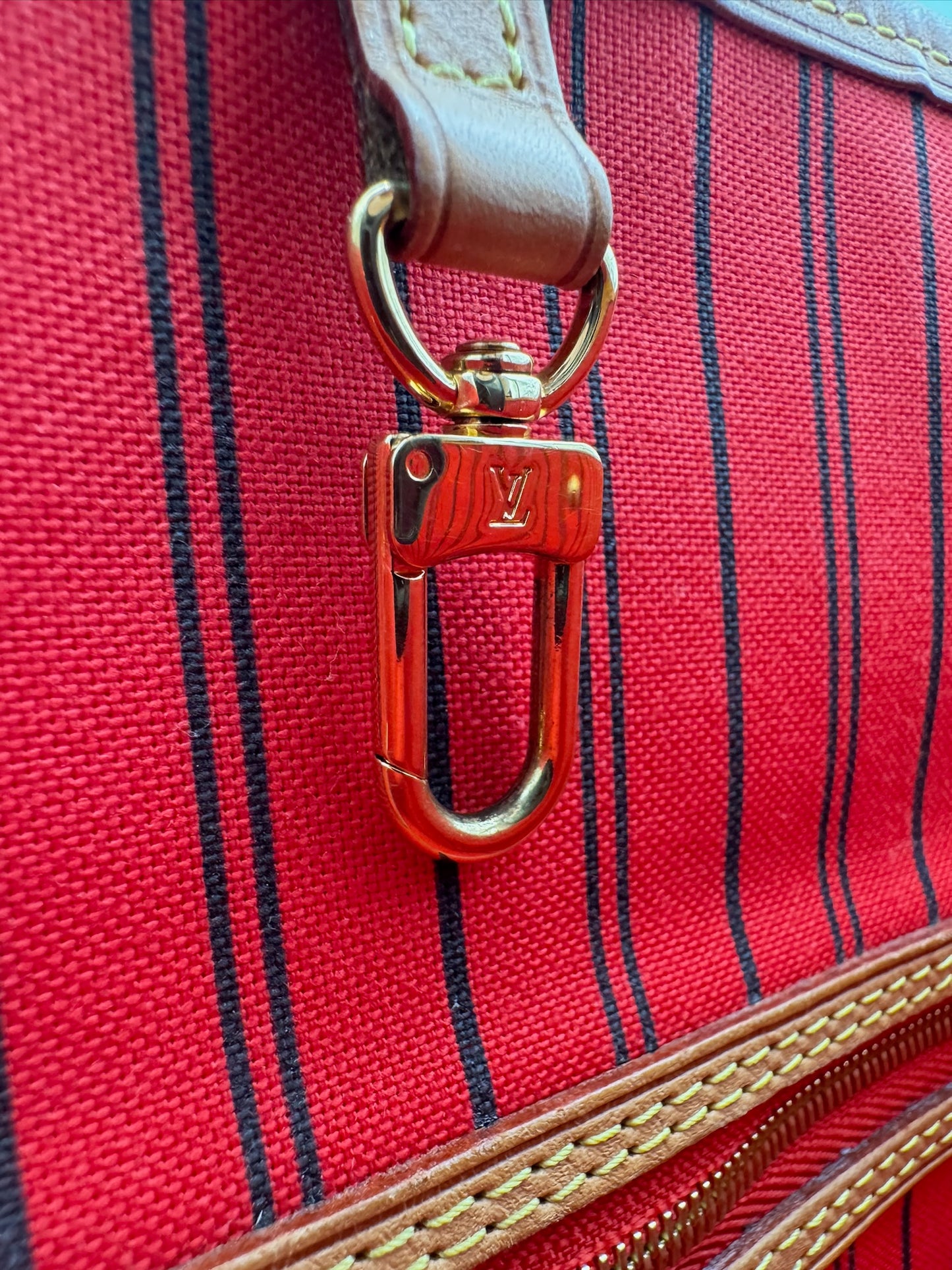 2016 LOUIS VUITTON NEO NEVERFULL TOTE MONOGRAM PALM SPRINGS JUNGLE DOTS