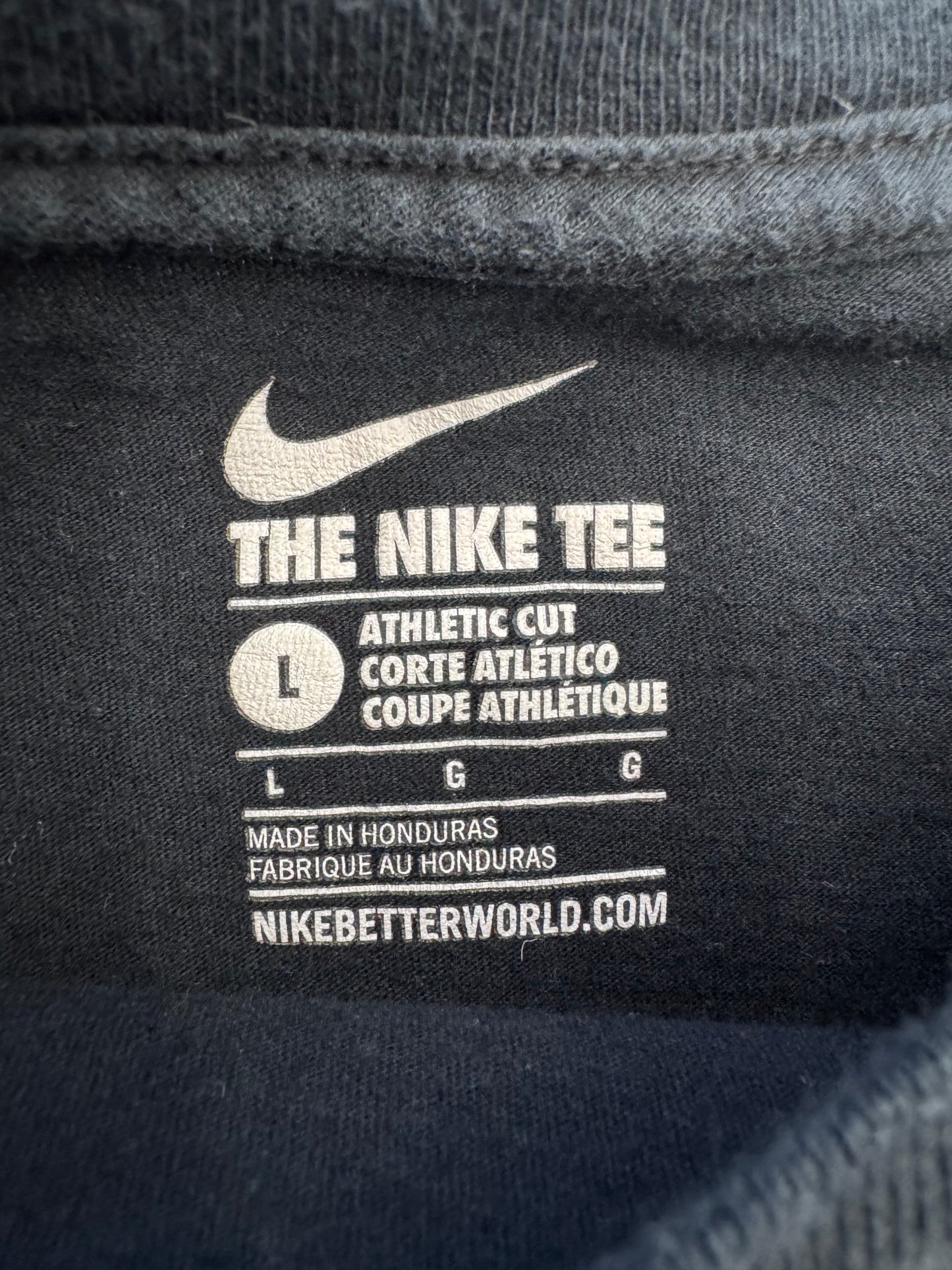 KITH NIKE AIR FORCE 1 LS TEE - BLACK (L)