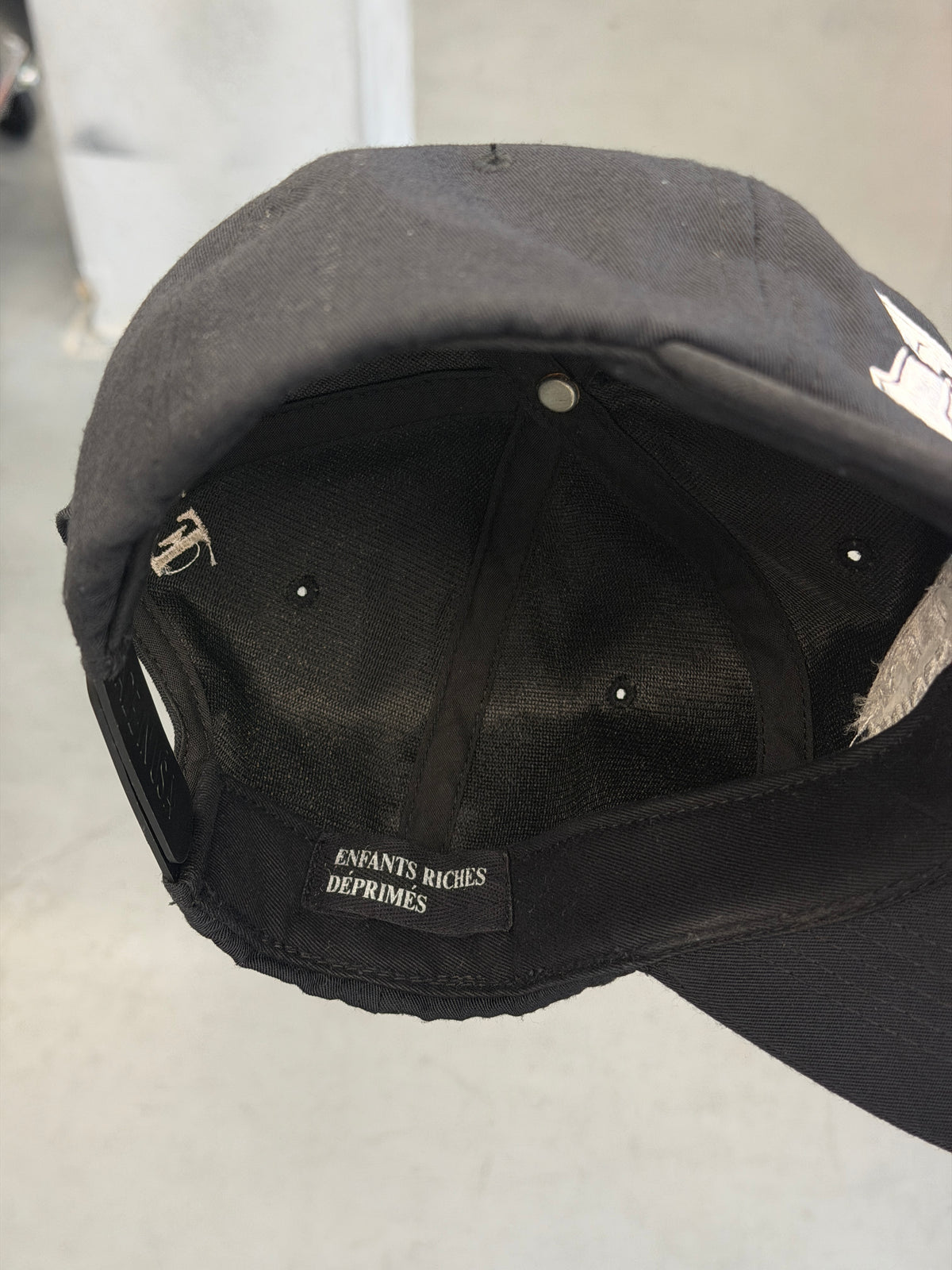 ENFANTS RICHES DEPRIMES EMBROIDERED LOGO HAT