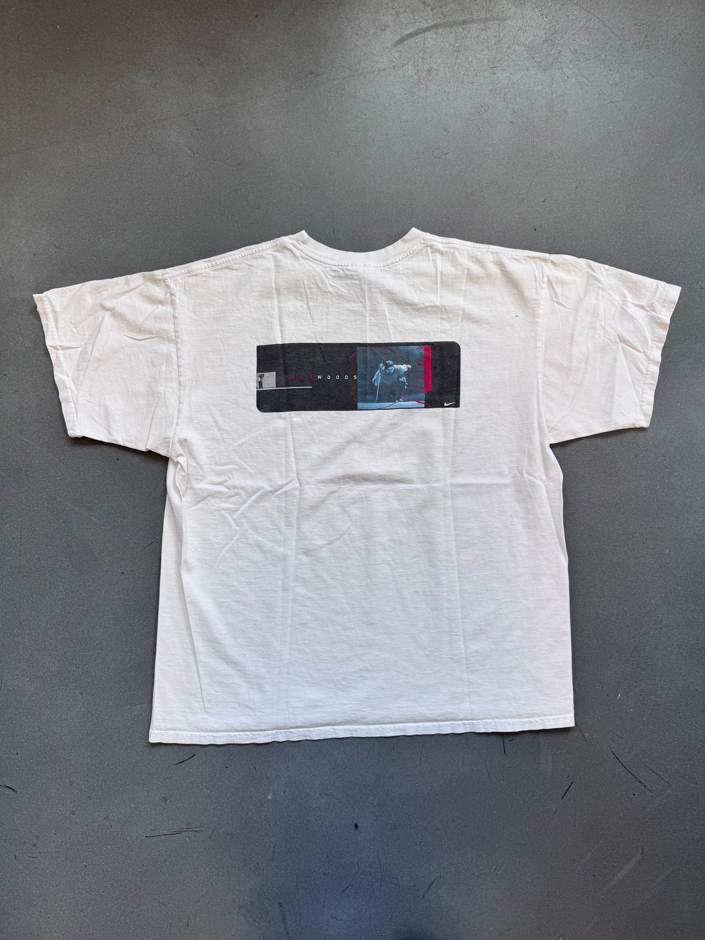 90'S NIKE TIGER WOODS MULLET TEE (WHITE NIKE TAG)