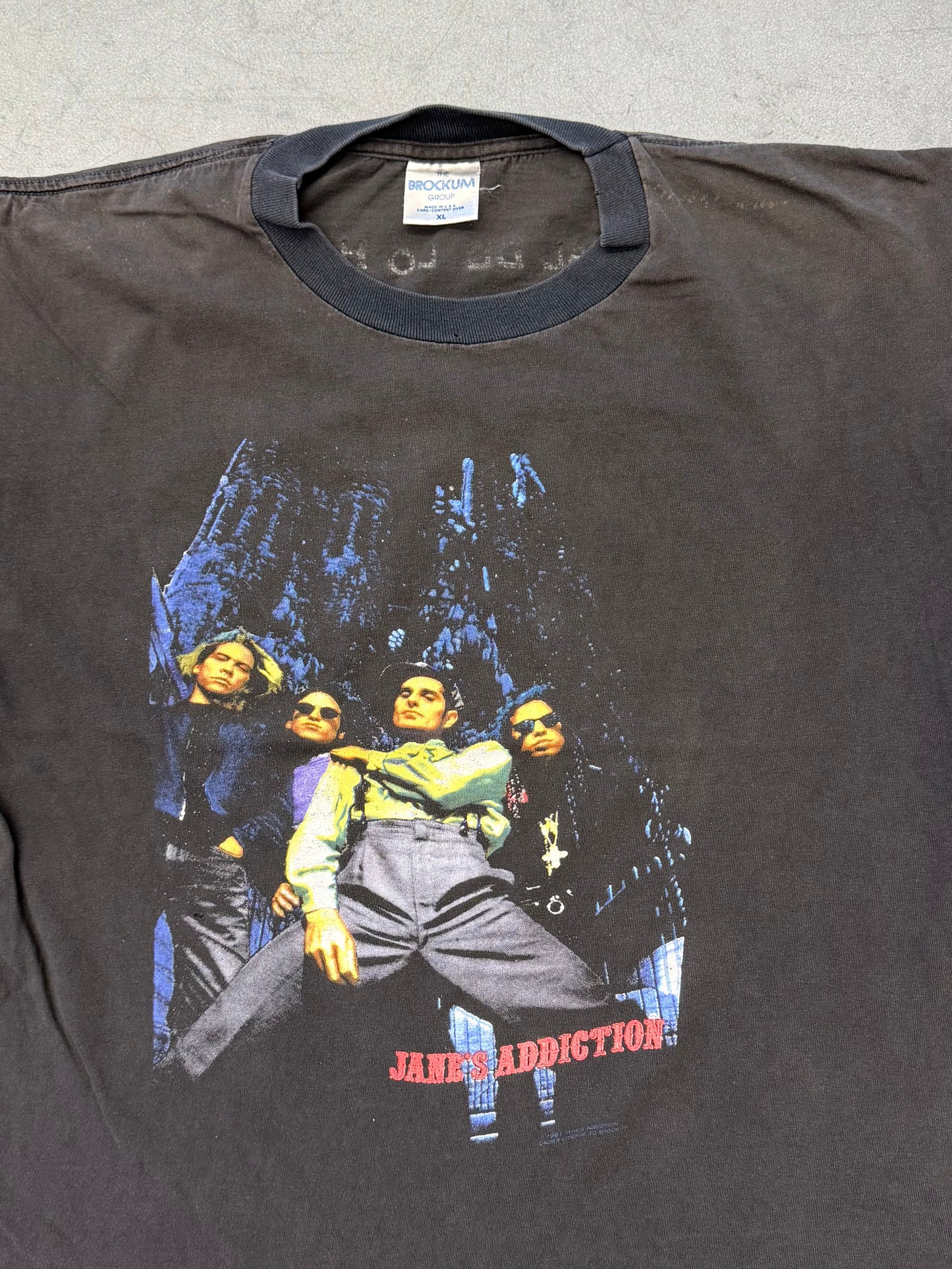 1990/91 JANE'S ADDICTION RITUAL DE LO HABITUAL TOUR TEE (SILVER BROCKUM TAG)
