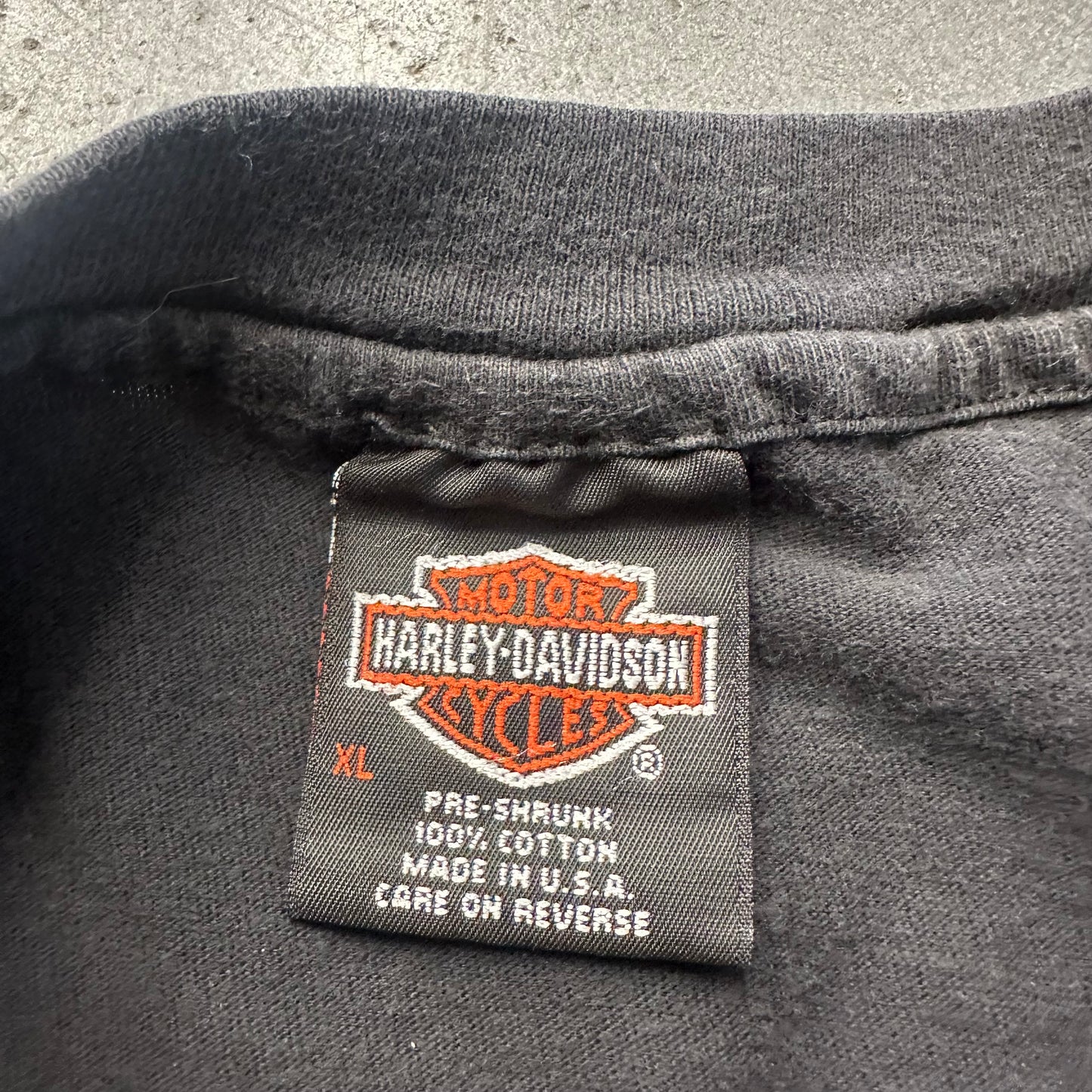 1996 HARLEY OWNERS GROUP TIGER LAKELAND FLORIDA CUT OFF TEE