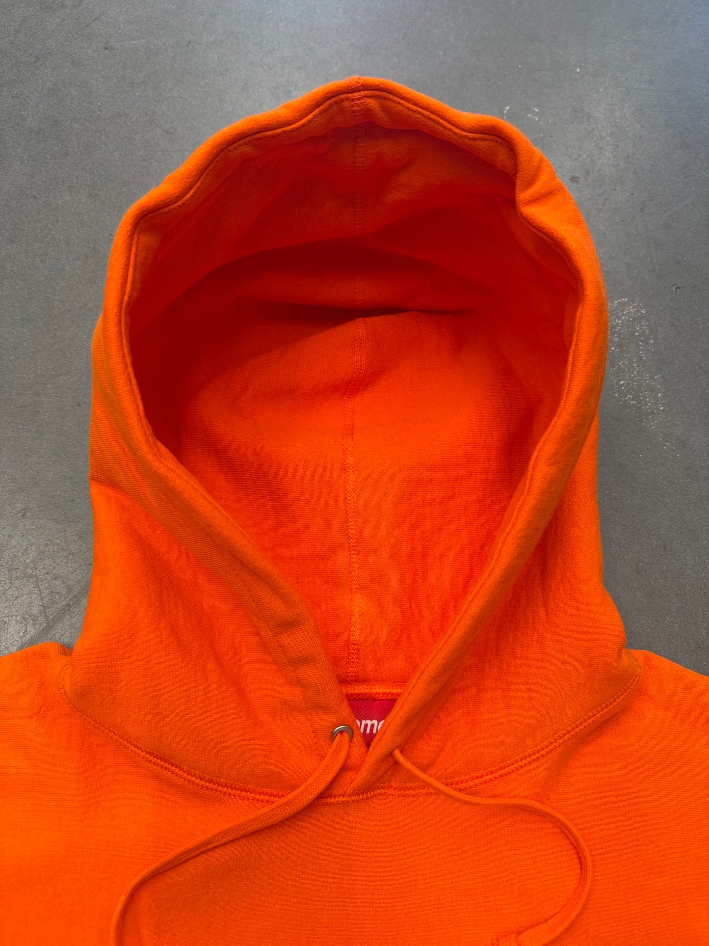 FW24 SUPREME BOX LOGO HOODIE - ORANGE (XL)