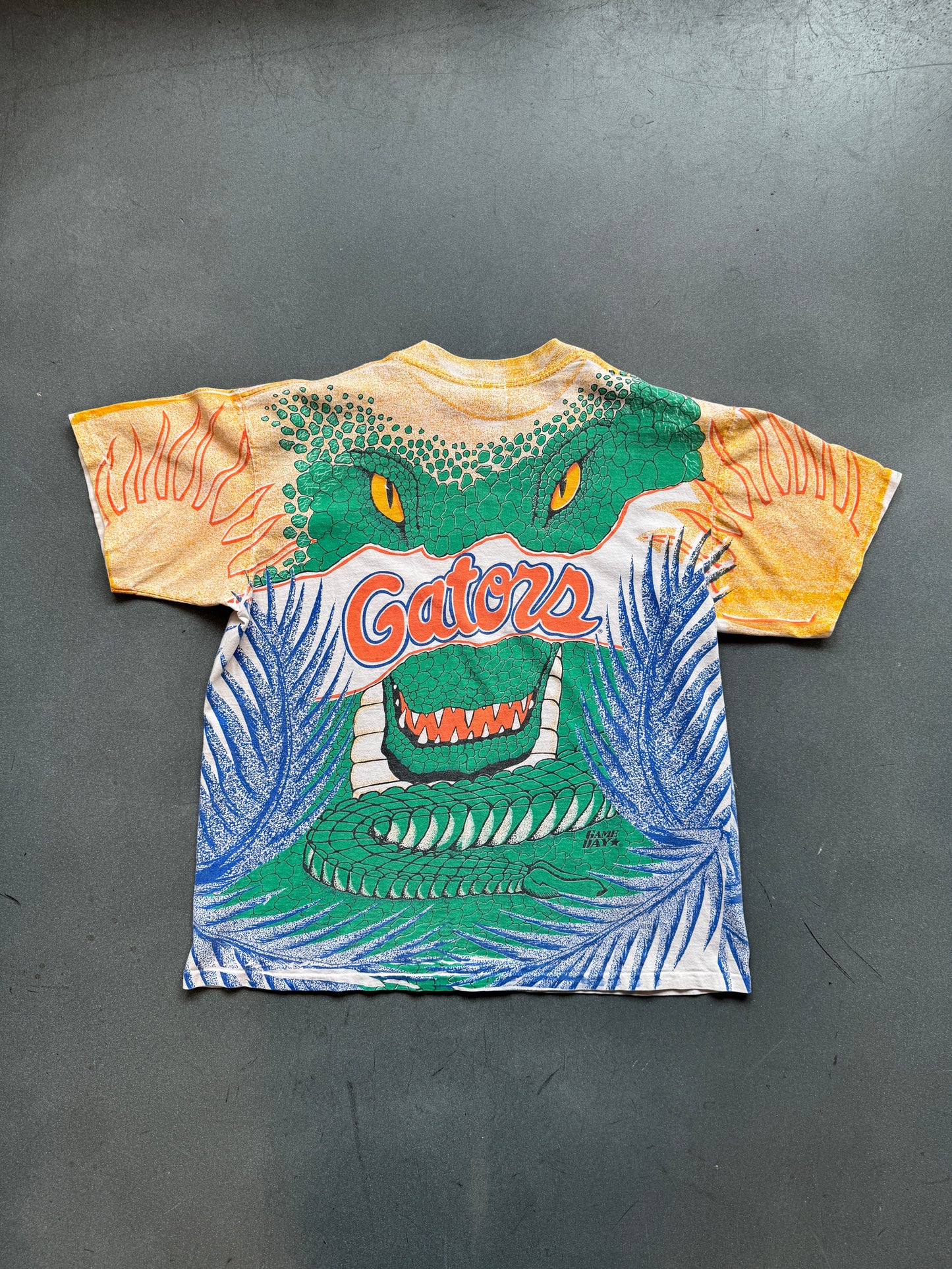 FLORIDA GATORS GAME DAY CRAZY AOP TEE (AMERICAN CLASSIC TAG)