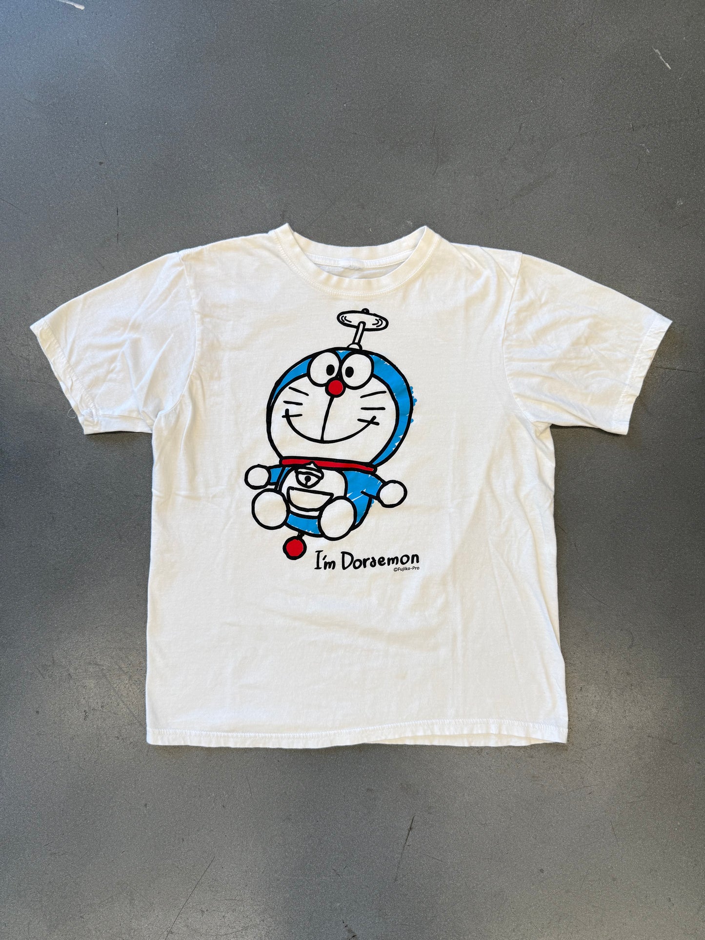 I'M DORAEMON MANGA ANIME TEE (RIPPED TAG)