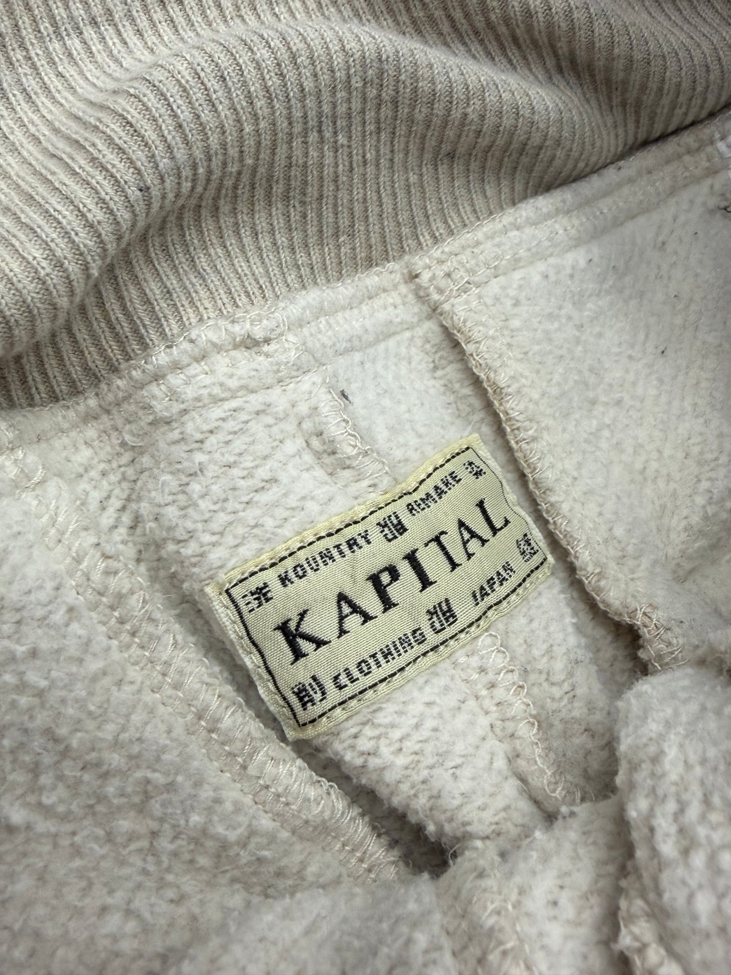 KAPITAL 12/GRANDRELLE STUDDED SWEATPANTS - HEATHER GRAY