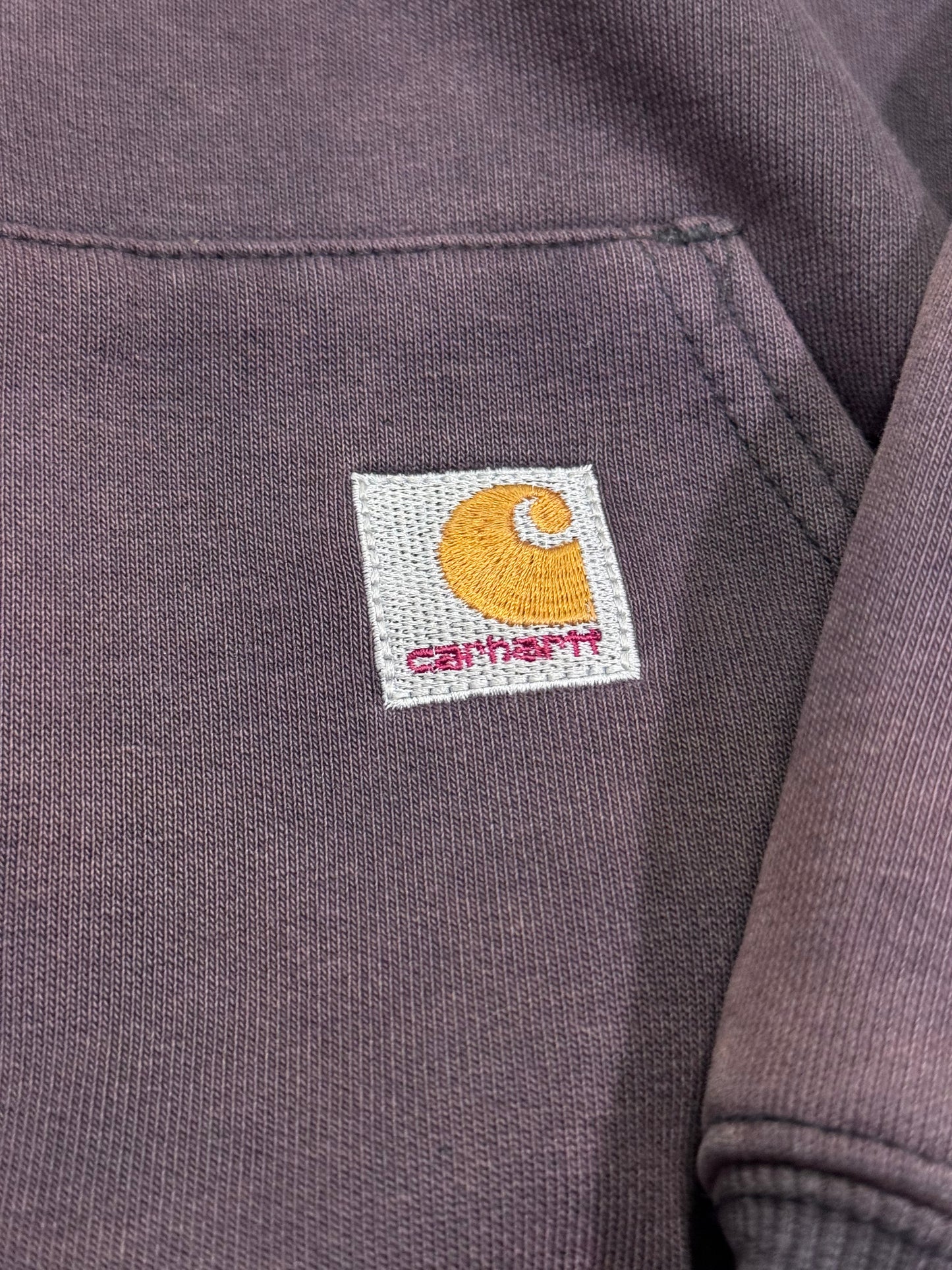 * 90'S CARHARTT FULL-ZIP HOODIE - FADED BLACK (L TALL)