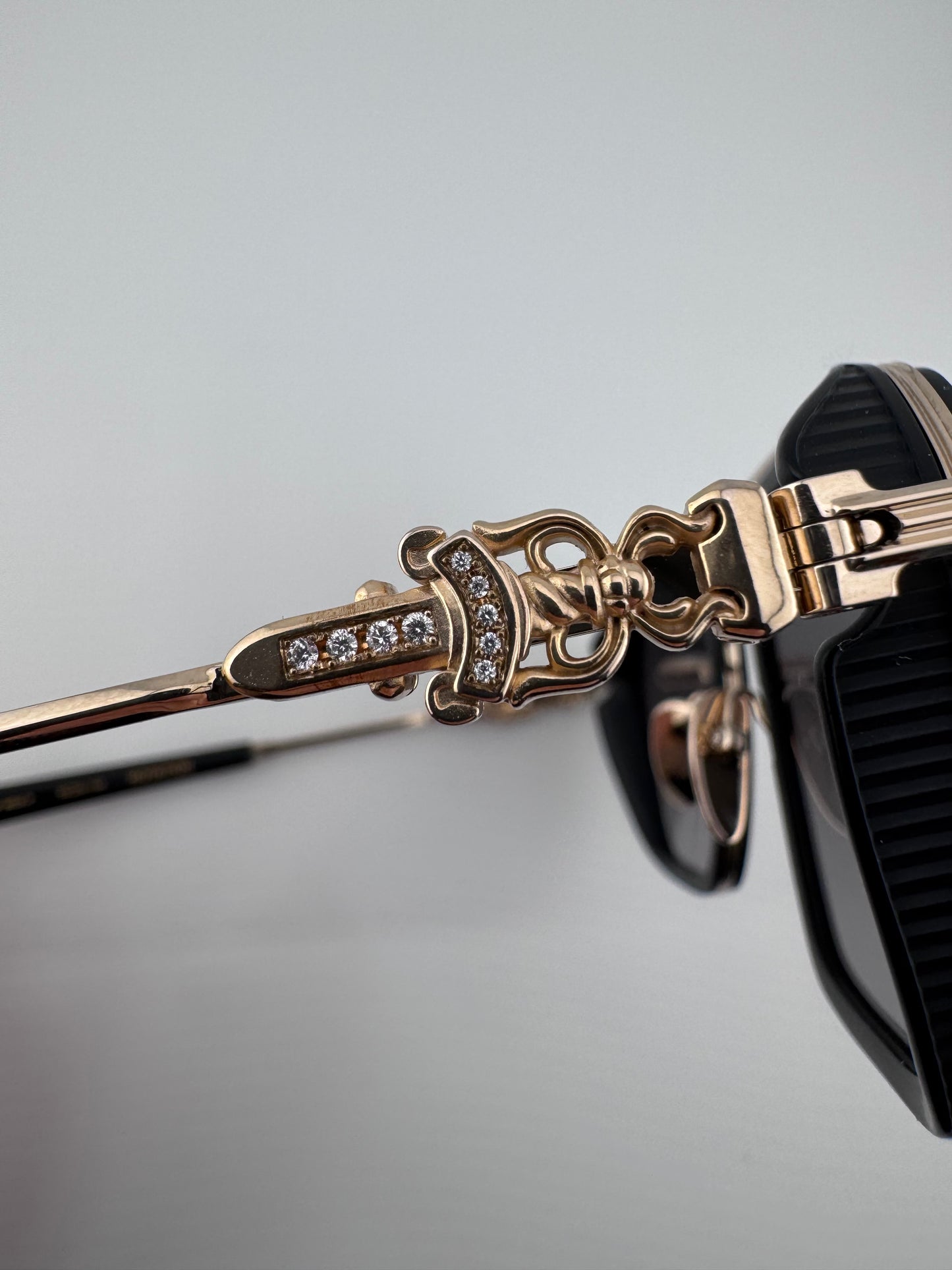 CHROME HEARTS ‘HOTATION’ DIAMOND SUNGLASSES (PRE-OWNED WITH CASE)