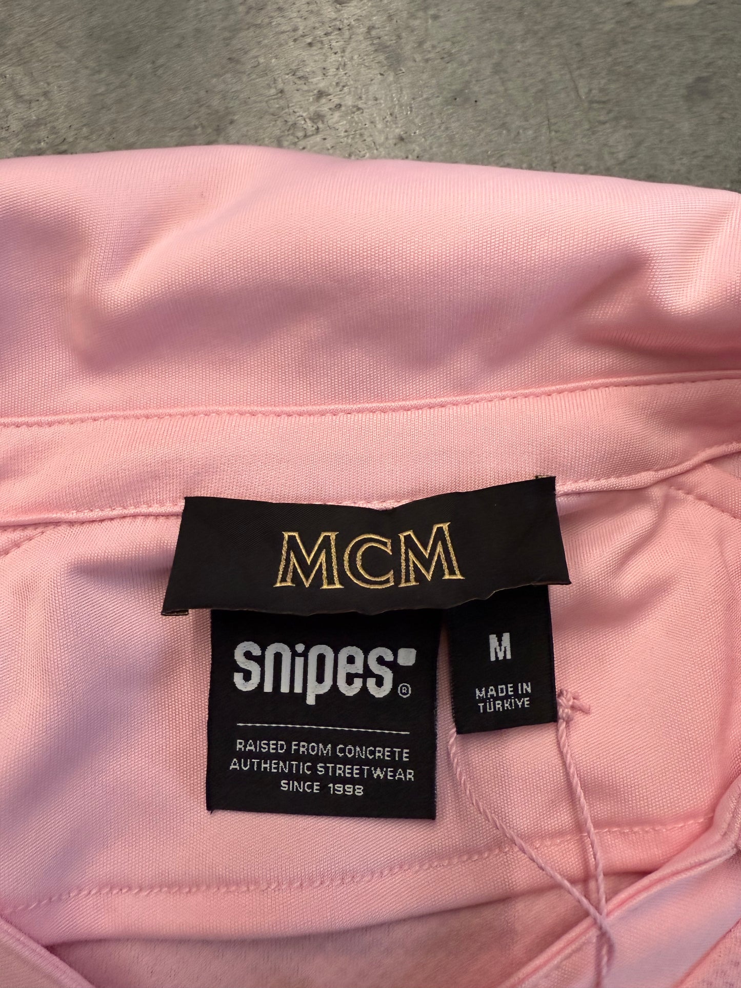SNIPES X MCM SOCCER JERSEY - PINK (M) (NEW)