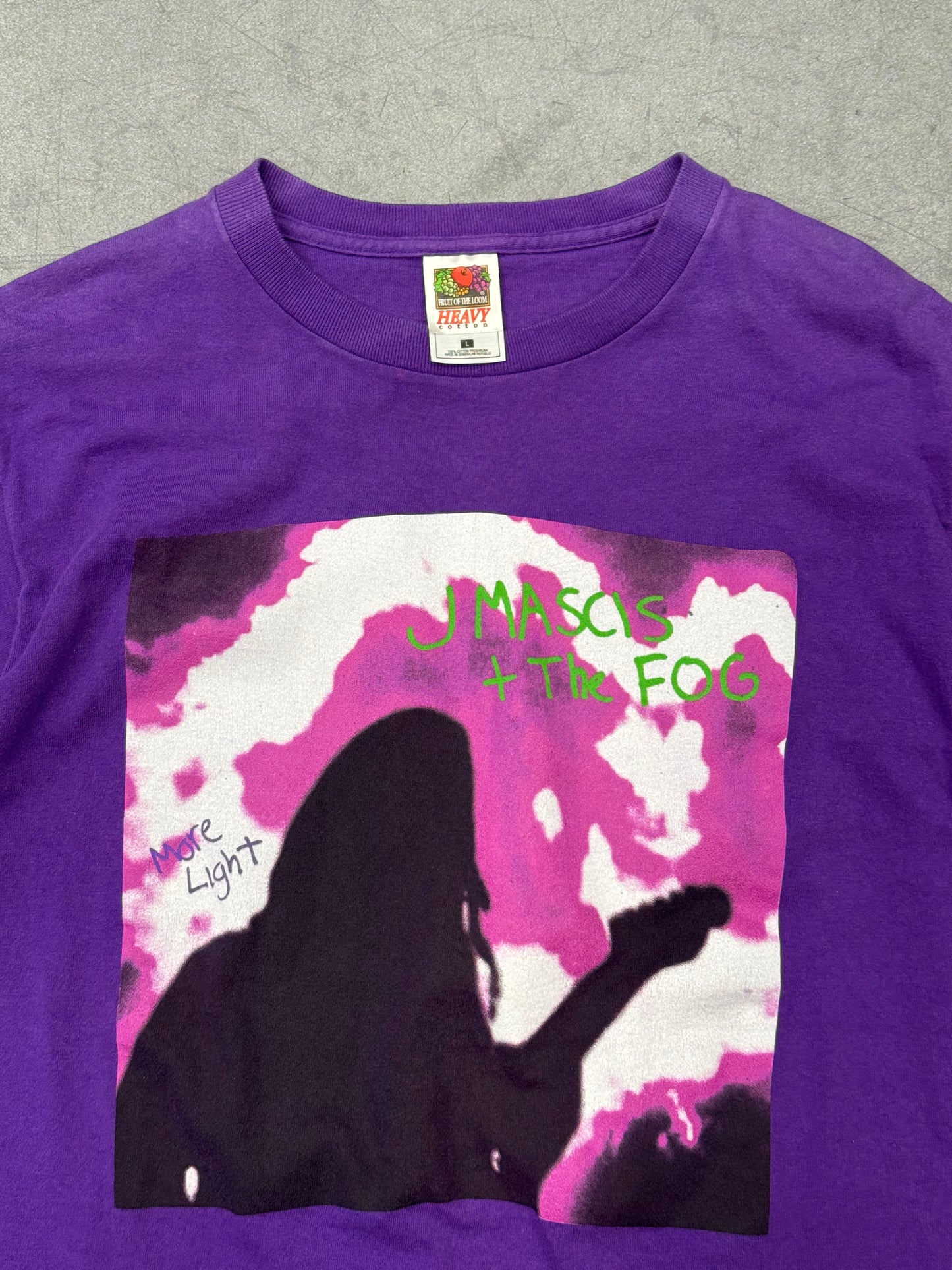 90'S J MASCIS + THE FOG DINOSAUR JR. MORE LIGHT TEE (FOTL HEAVY TAG)