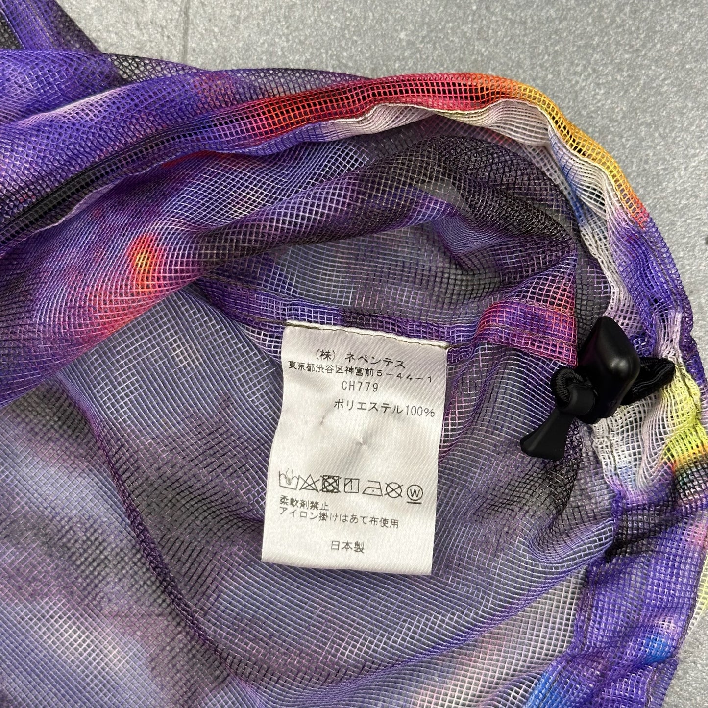 SOUTH2 WEST8 TIEDYE MESH OVERSHIRT