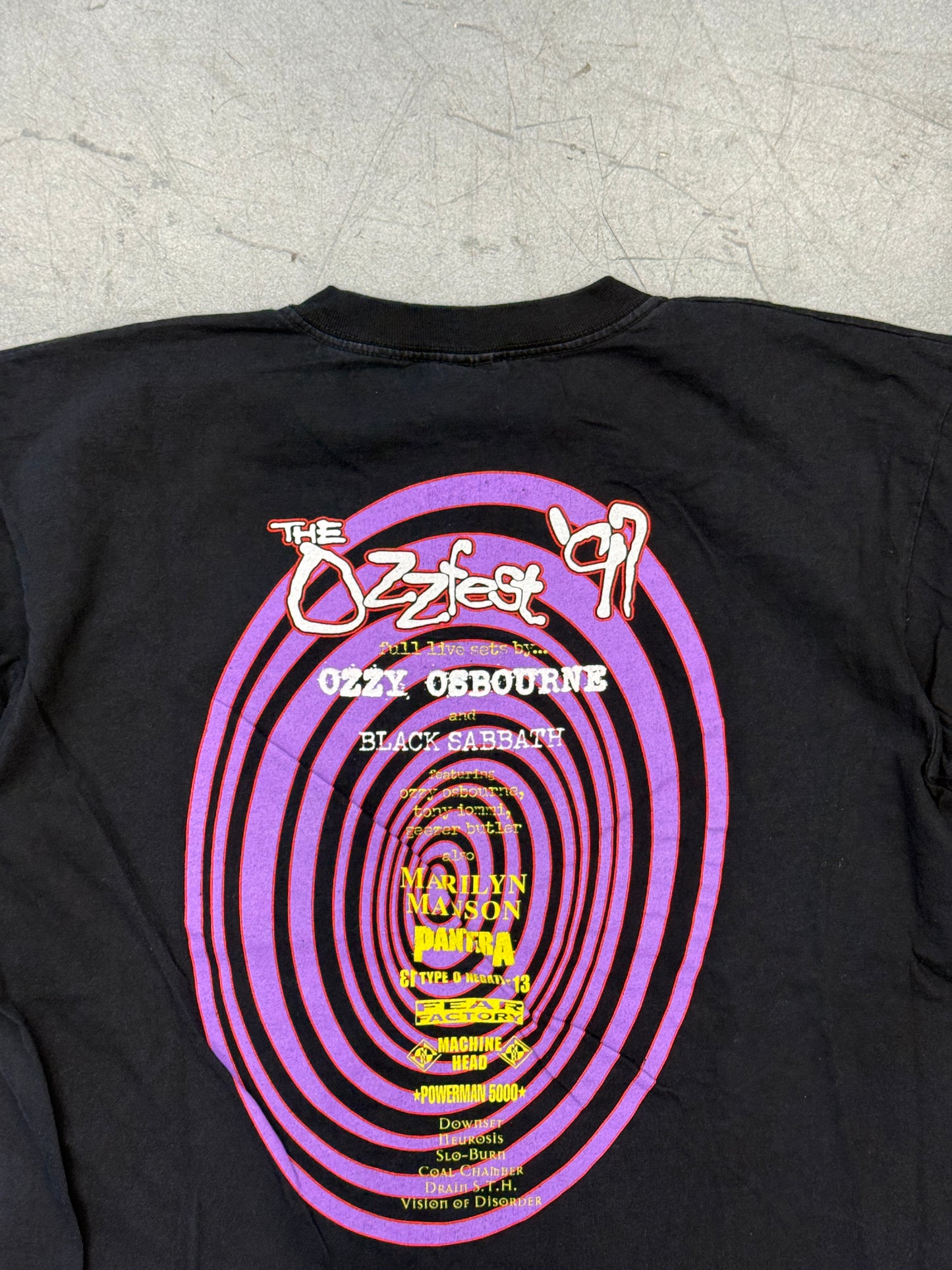 1997 THE OZZFEST JACK-IN-THE-BOX MULLET TEE (T-AMERICA TEE)