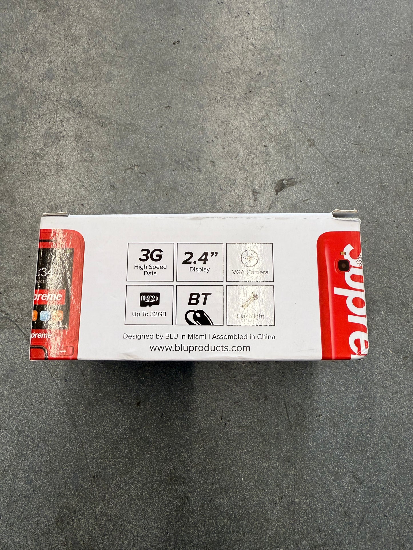 FW19 SUPREME BURNER PHONE (NEW IN BOX) - RED