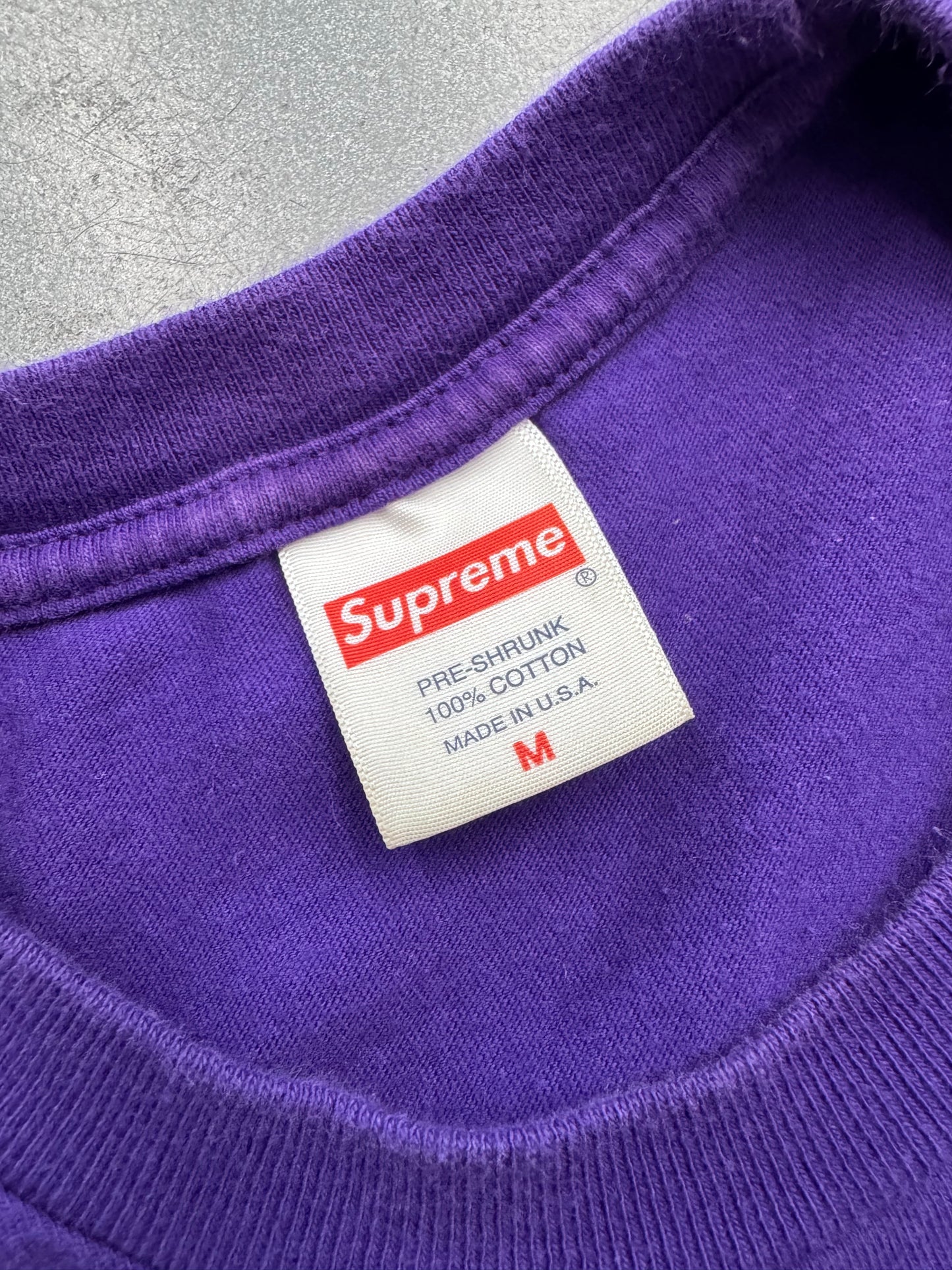 SS22 SUPREME DEER TEE - PURPLE (M)