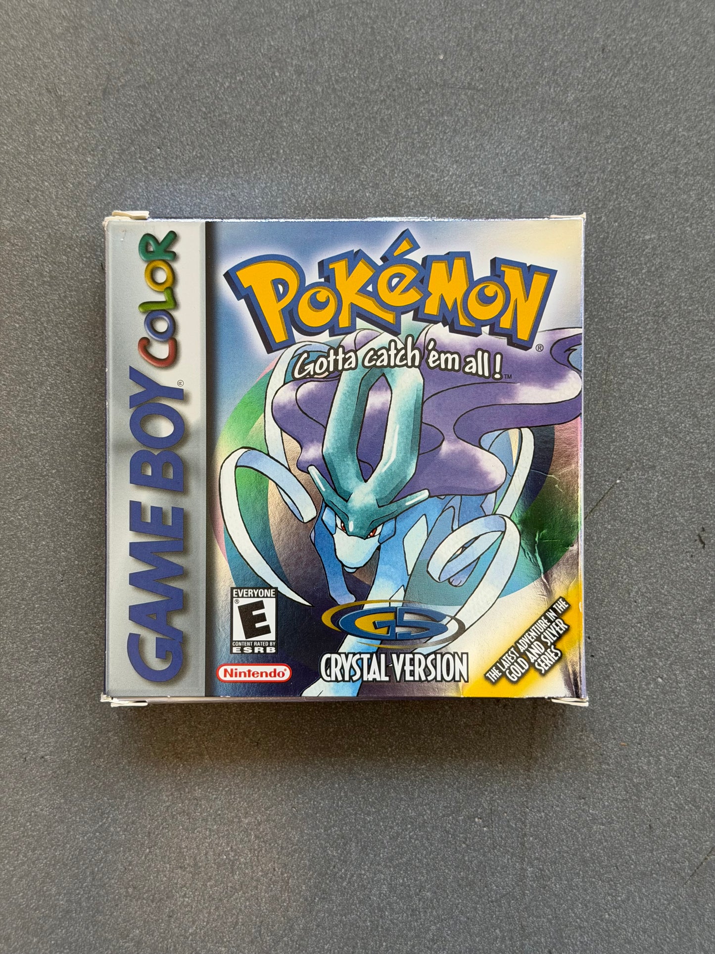POKEMON CRYSTAL VERSION GAMEBOY COLOR BOX ONLY