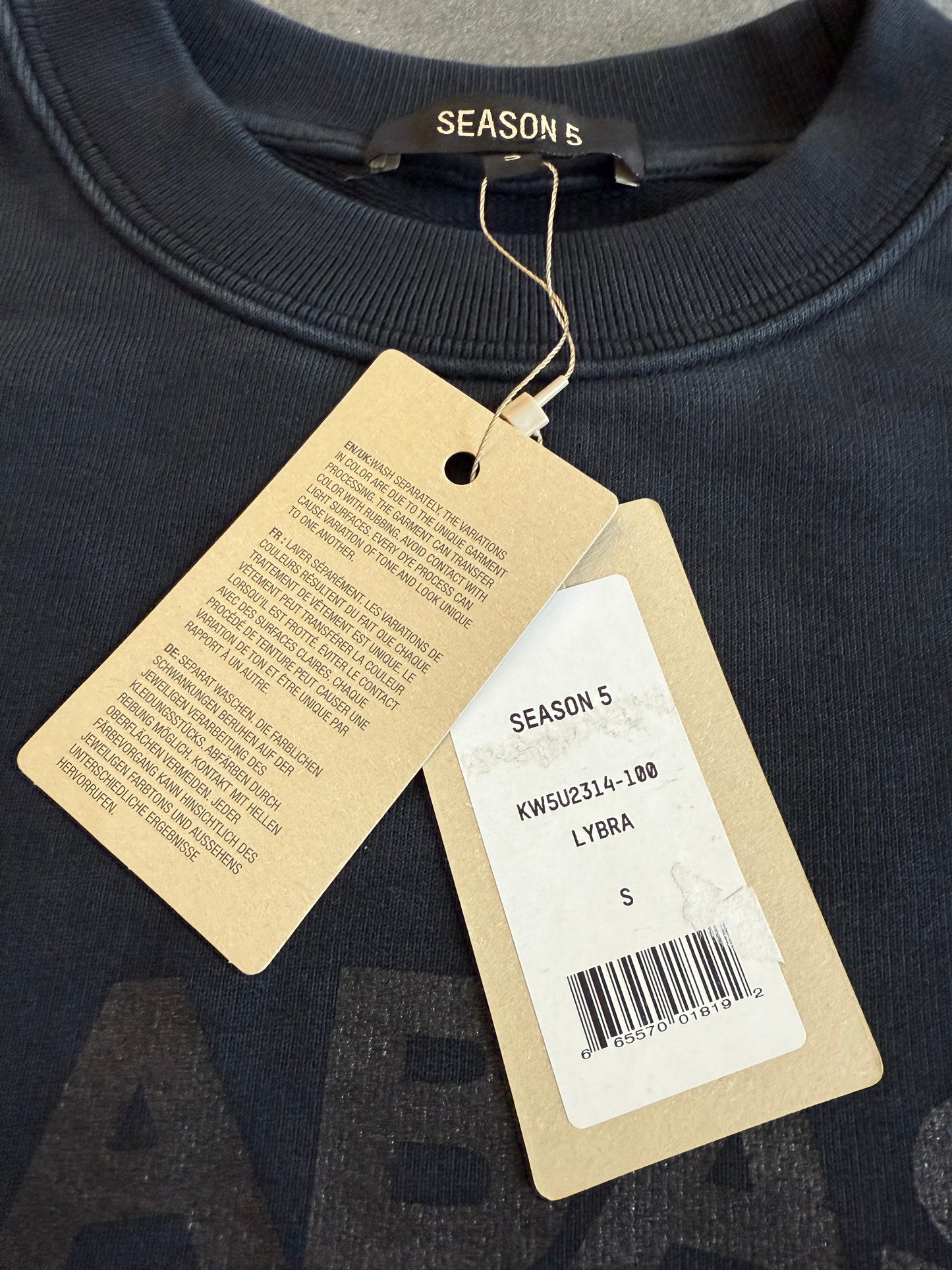 YEEZY SEASON 5 CALABASAS CREWNECK - LYBRA (NWT)