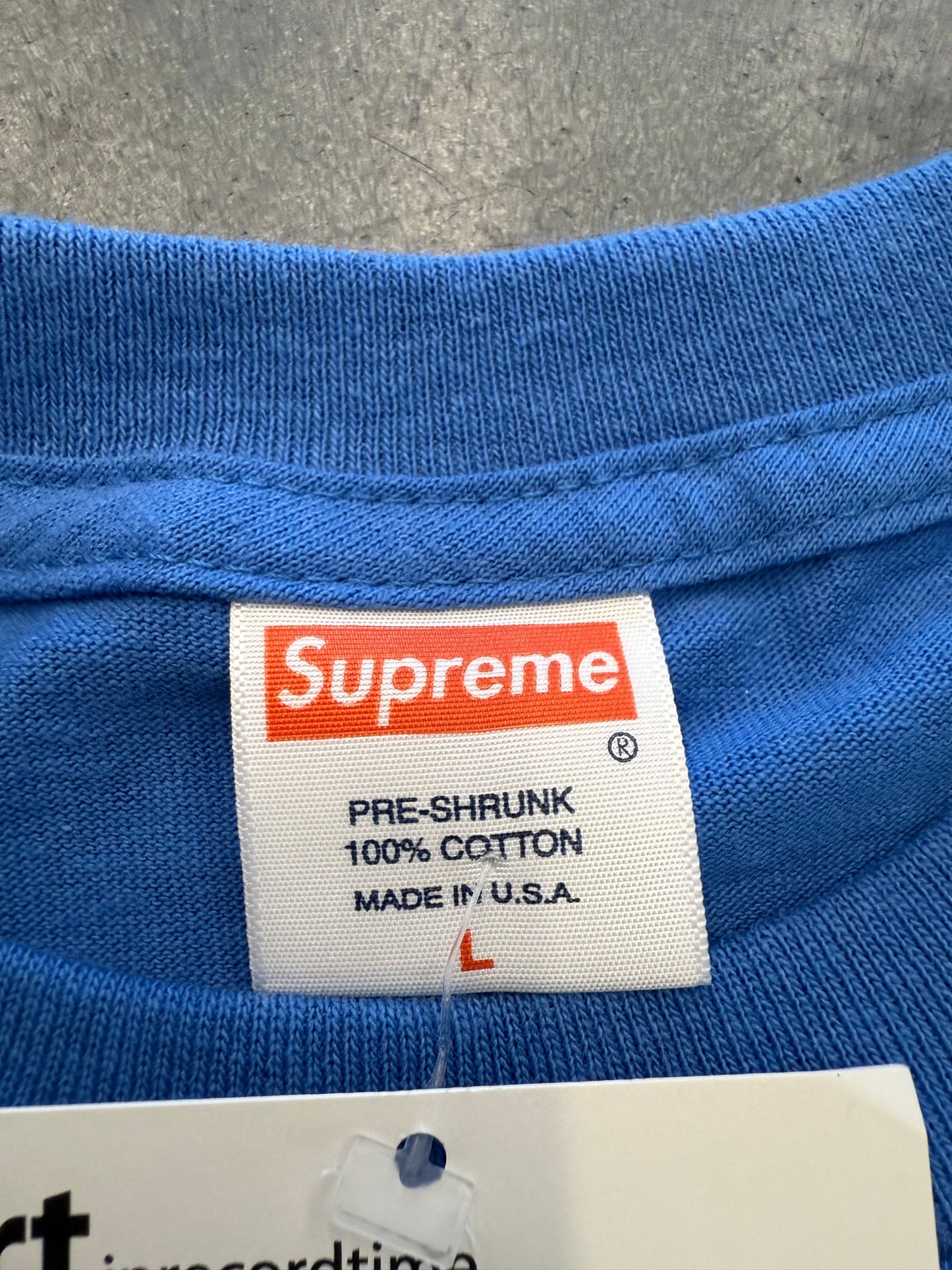 SS07 SUPREME MILES DAVIS SAMPLE TEE - BLUE
