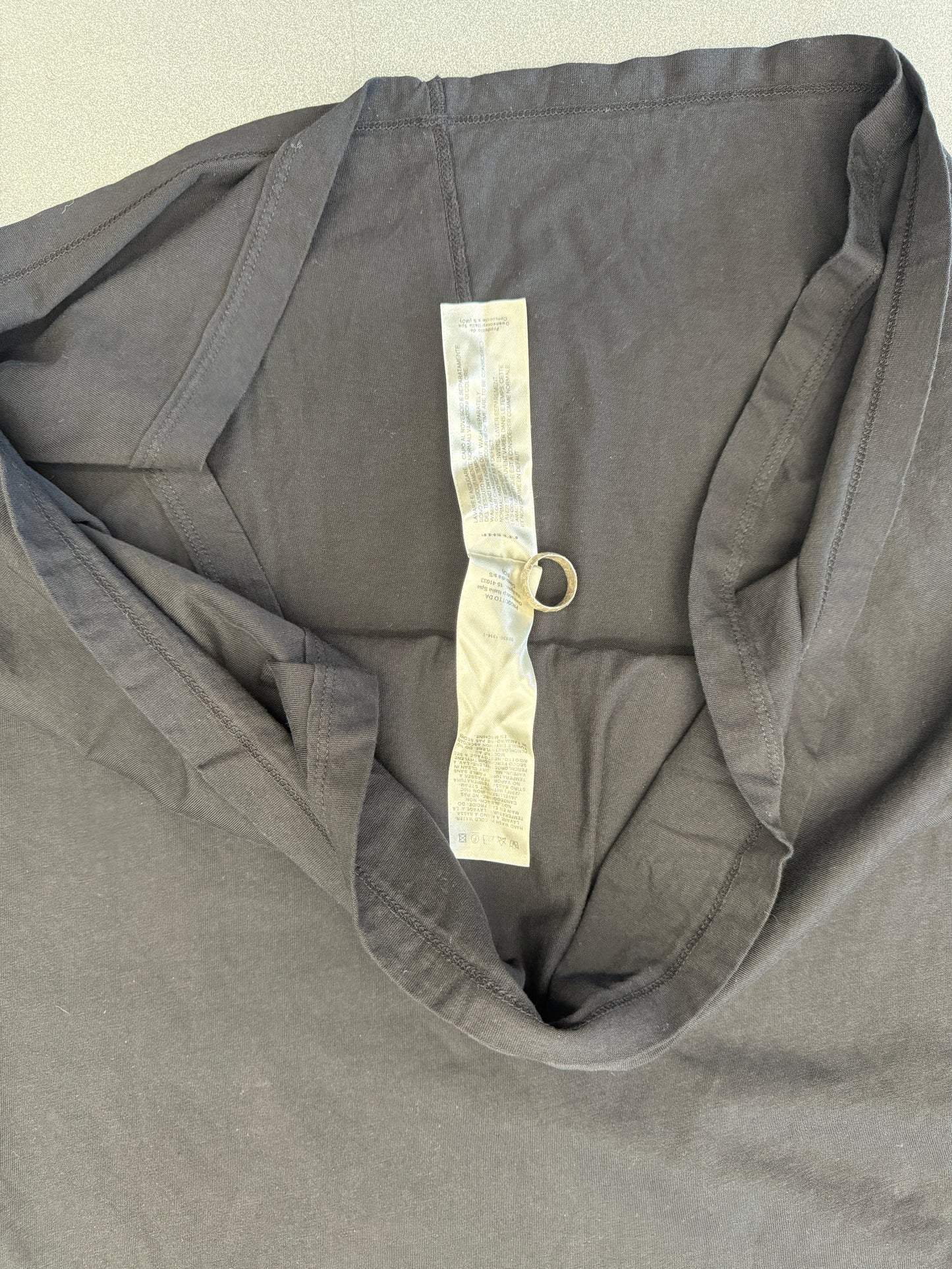 RICK OWENS DRKSHDW DOUBLE LAYERD COTTON HUSTLER TEE